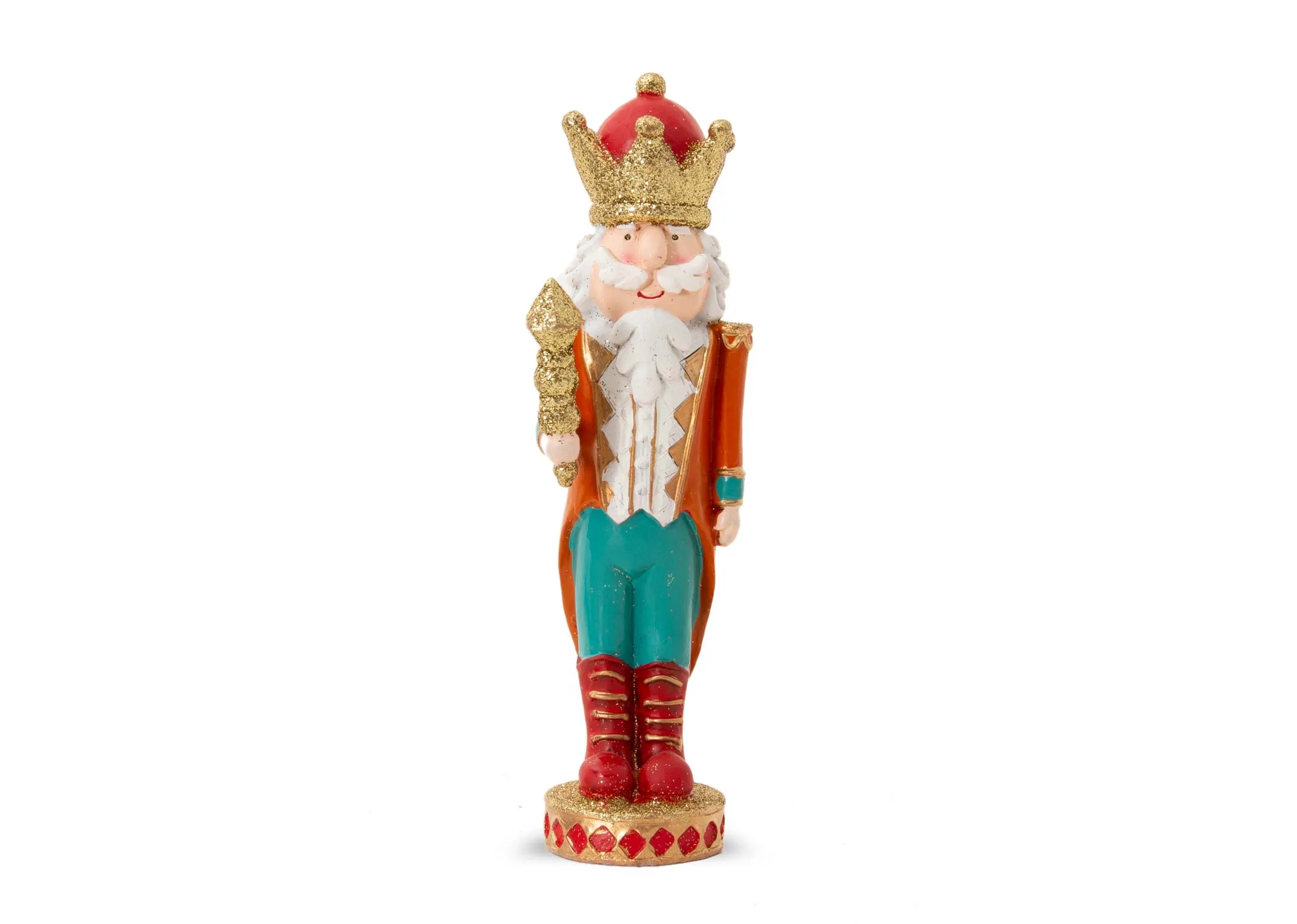 Standing Nutcracker with Torch - Christmas Figurine