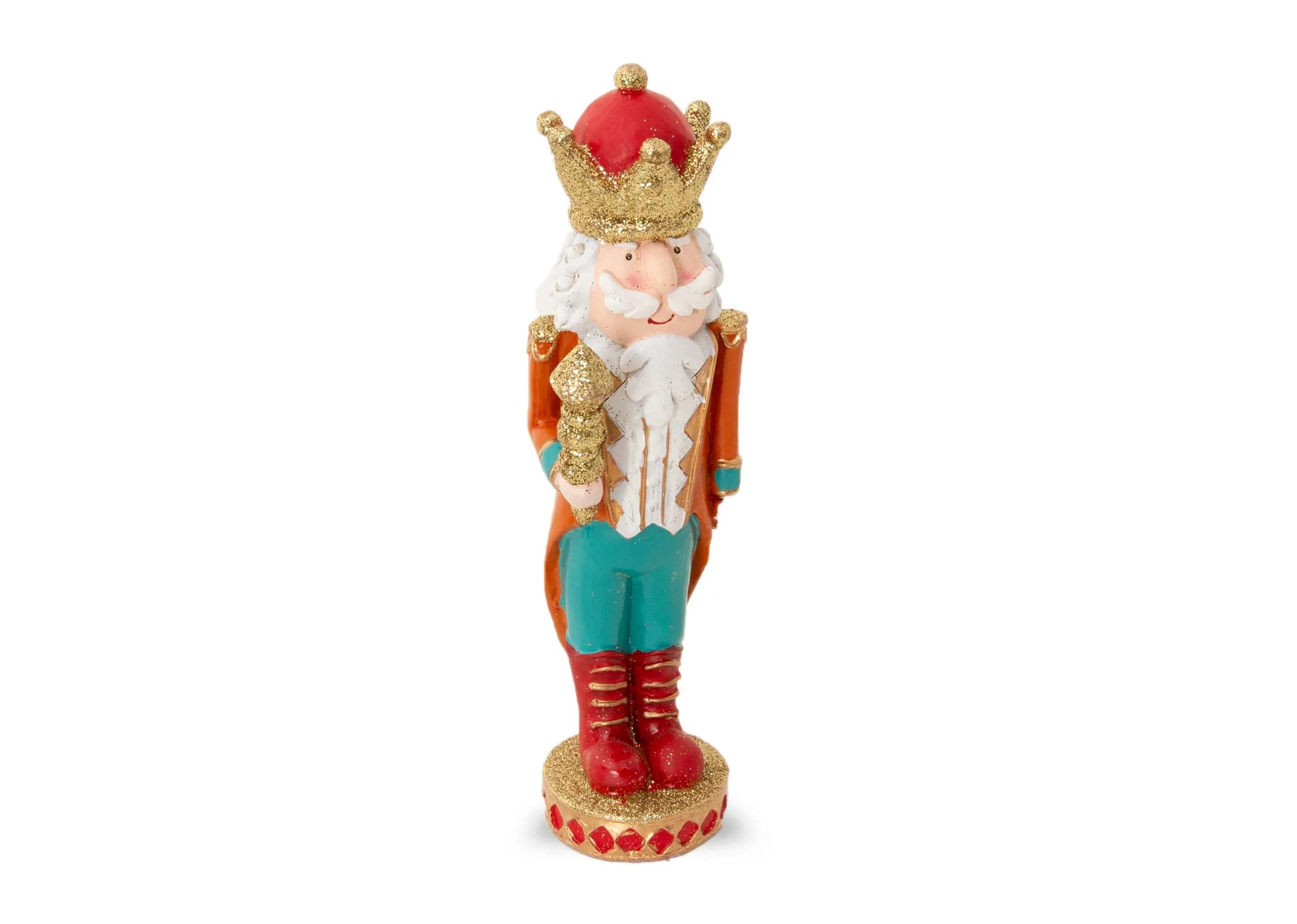 A dimension image of the Nutcracker with Torch with 7.5cm x 8cm x 28cm