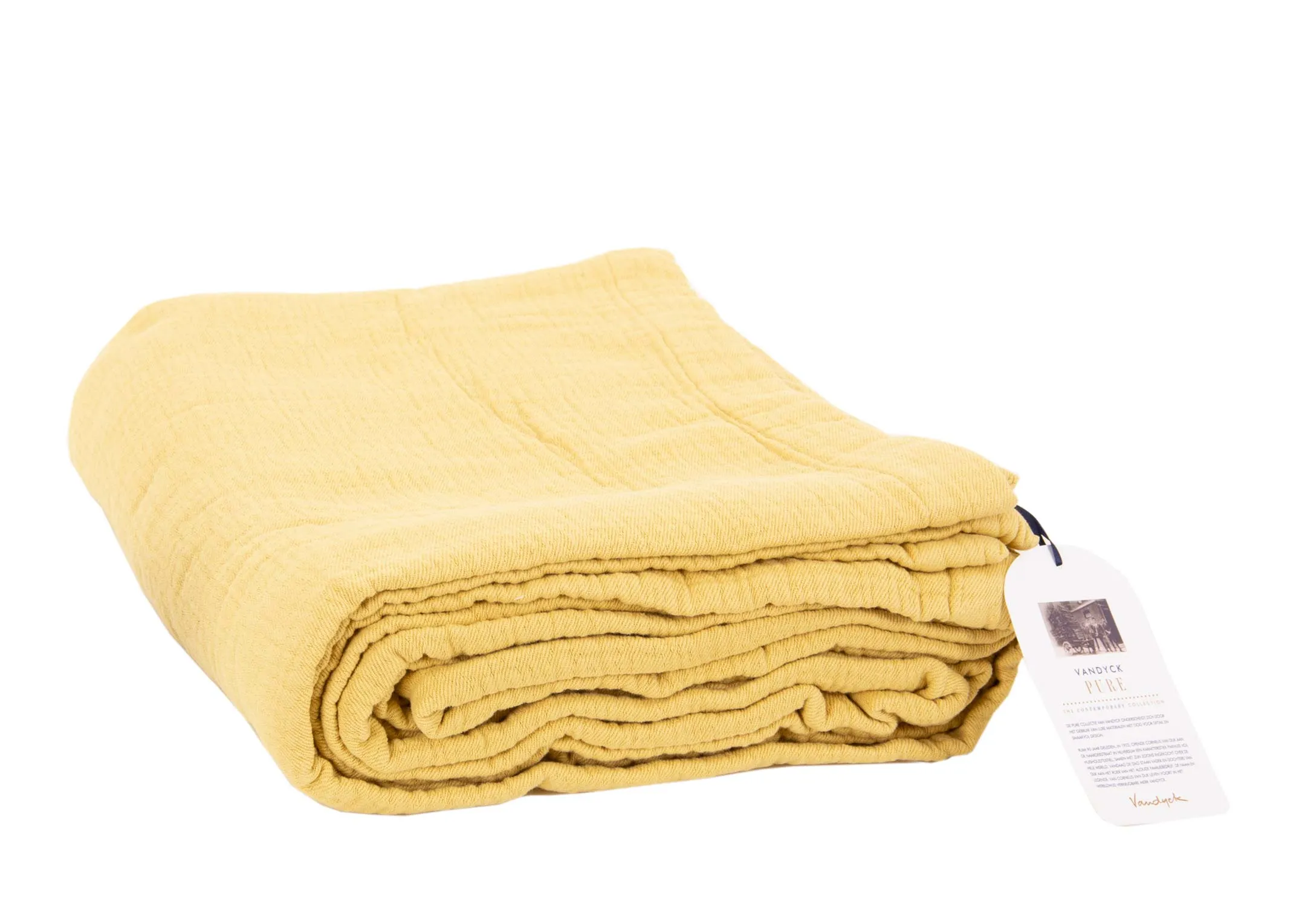 A dimension image of the Pure Sunlight bedspread with 160cm x 250cm