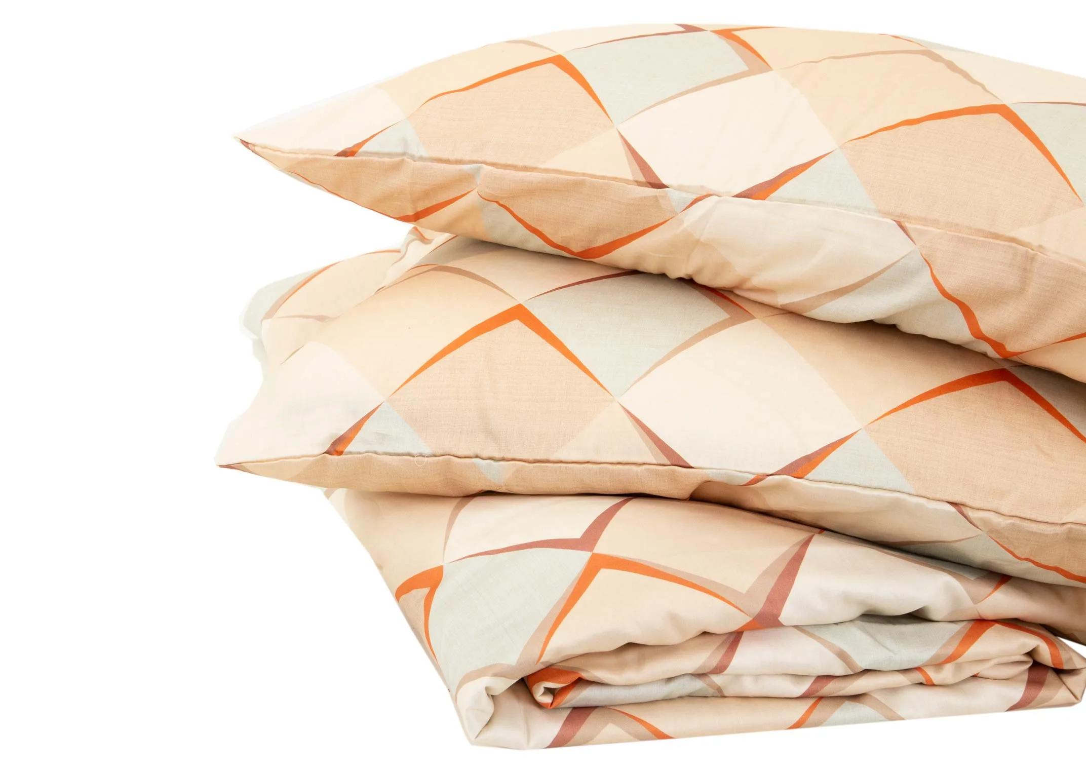 A dimension image of the Warem Retro 4ft6 Duvet set with 200cm x 200cm