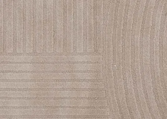 A lifestyle image of the Elio rug with Bergen dining chair from EZ Living.