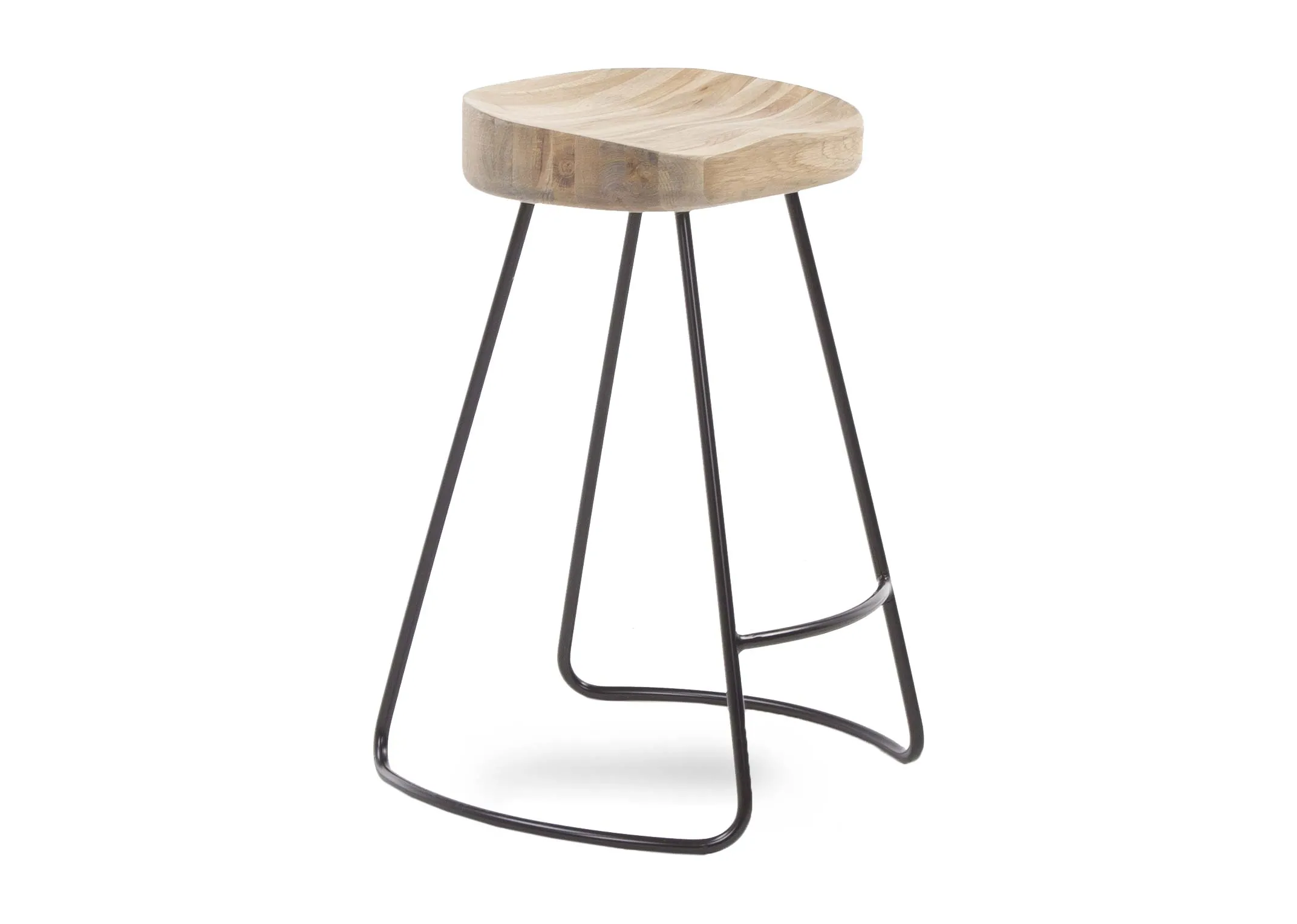 A dimension image of the Iona Bar Stool with 47cm x 41cm x 76cm