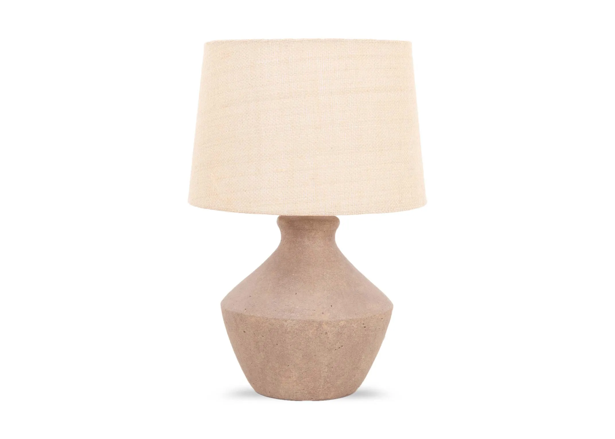 A dimension iamge of the Mai Terracotta Lamp with Shade with 34cm x 57.5cm
