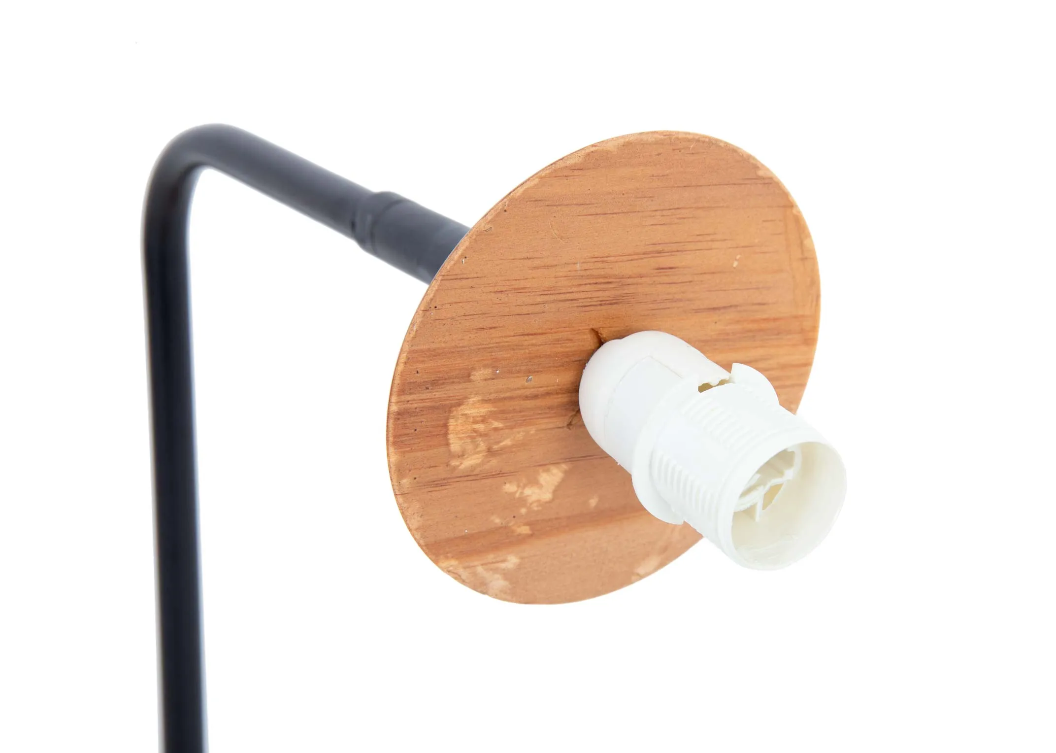 A dimension image of the Coco Midribs Table Lamp with 20cm x 60cm