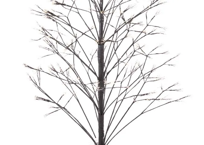 A dimension image of the Cupid 7ft Outdoor Christmas tree with 90cm x 210cm