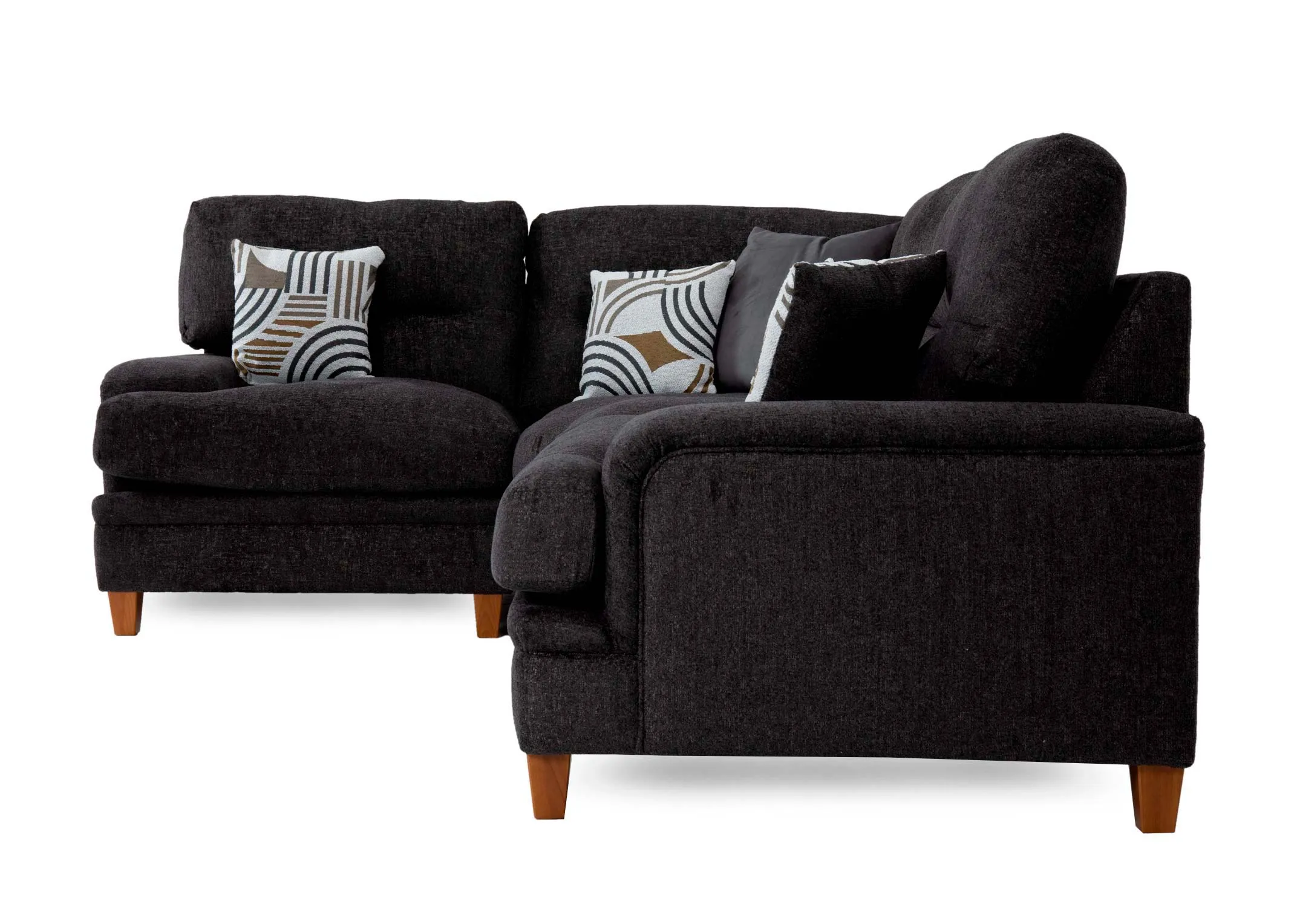 A dimension image of the Trieste Medium Corner sofa with 271cm x 205cm x 98cm