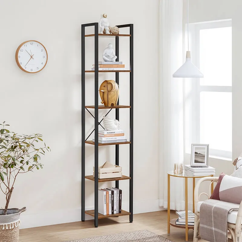A dimension image of the Bourbon shelving unti with 40cm x 30cm x 178.6cm