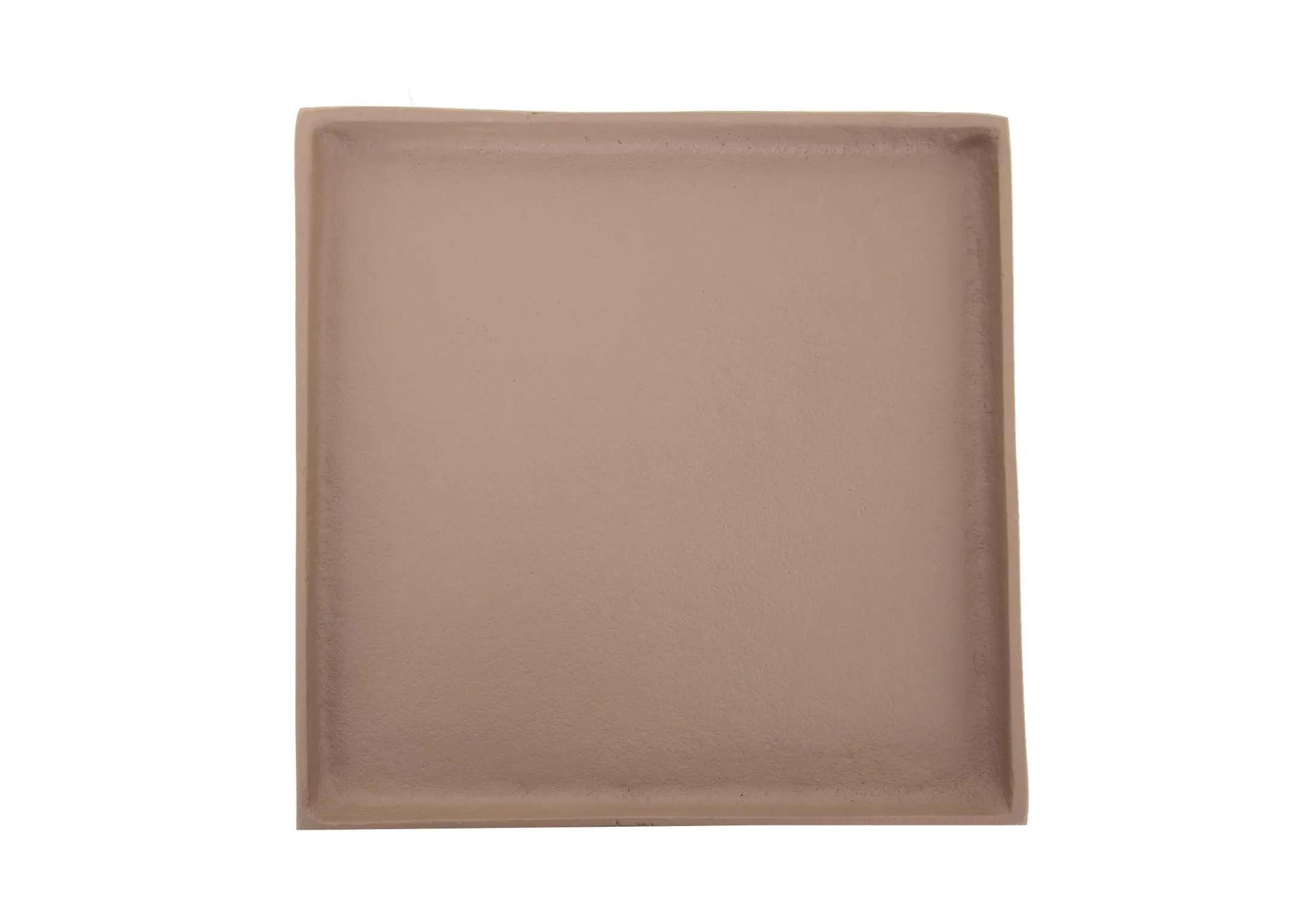 A dimension image of the Light Brown Square Plate with 21.5cm x 2cm