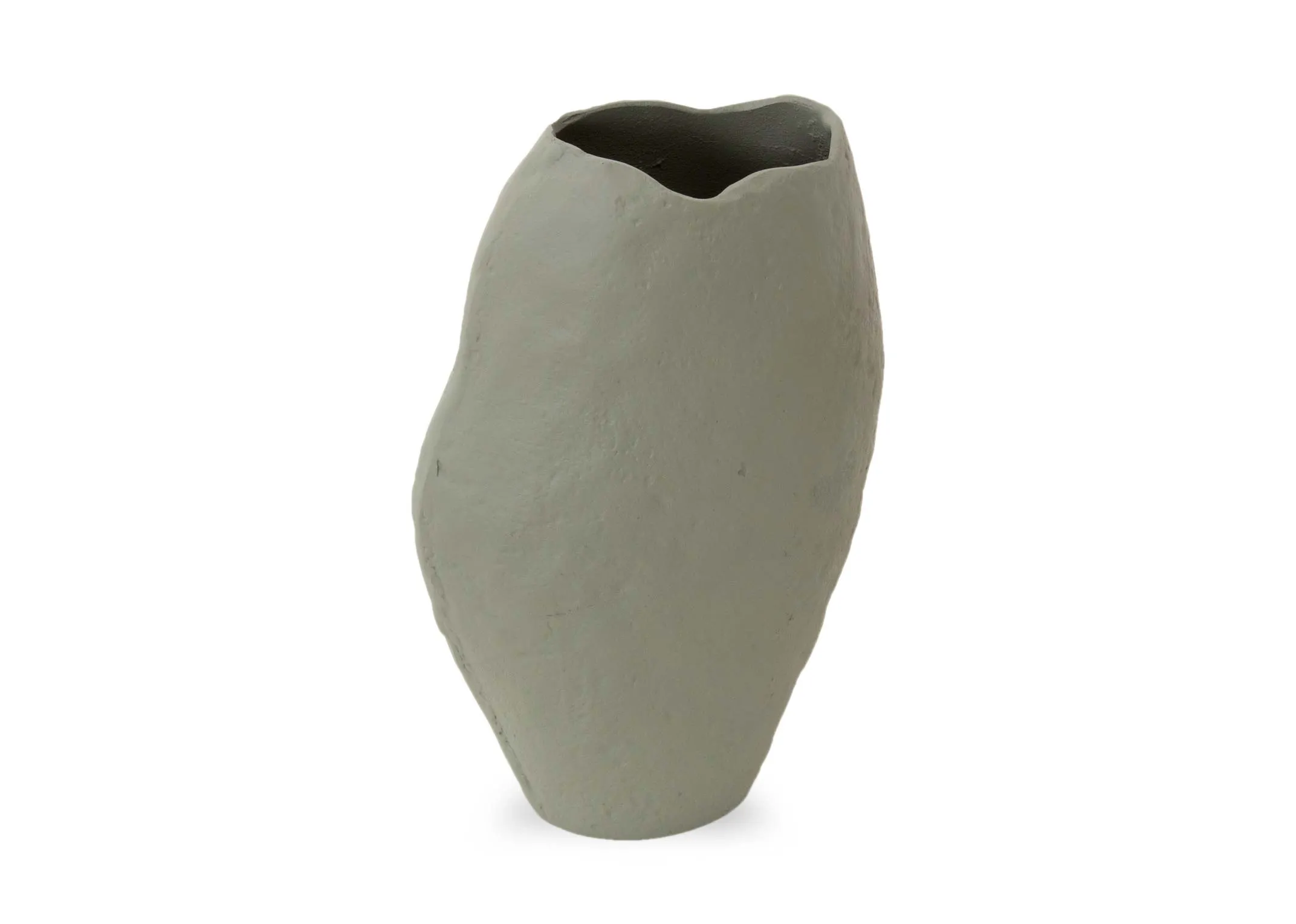 A dimension image of the Green Craft Vase with 21cm x 11cm x 33.5cm