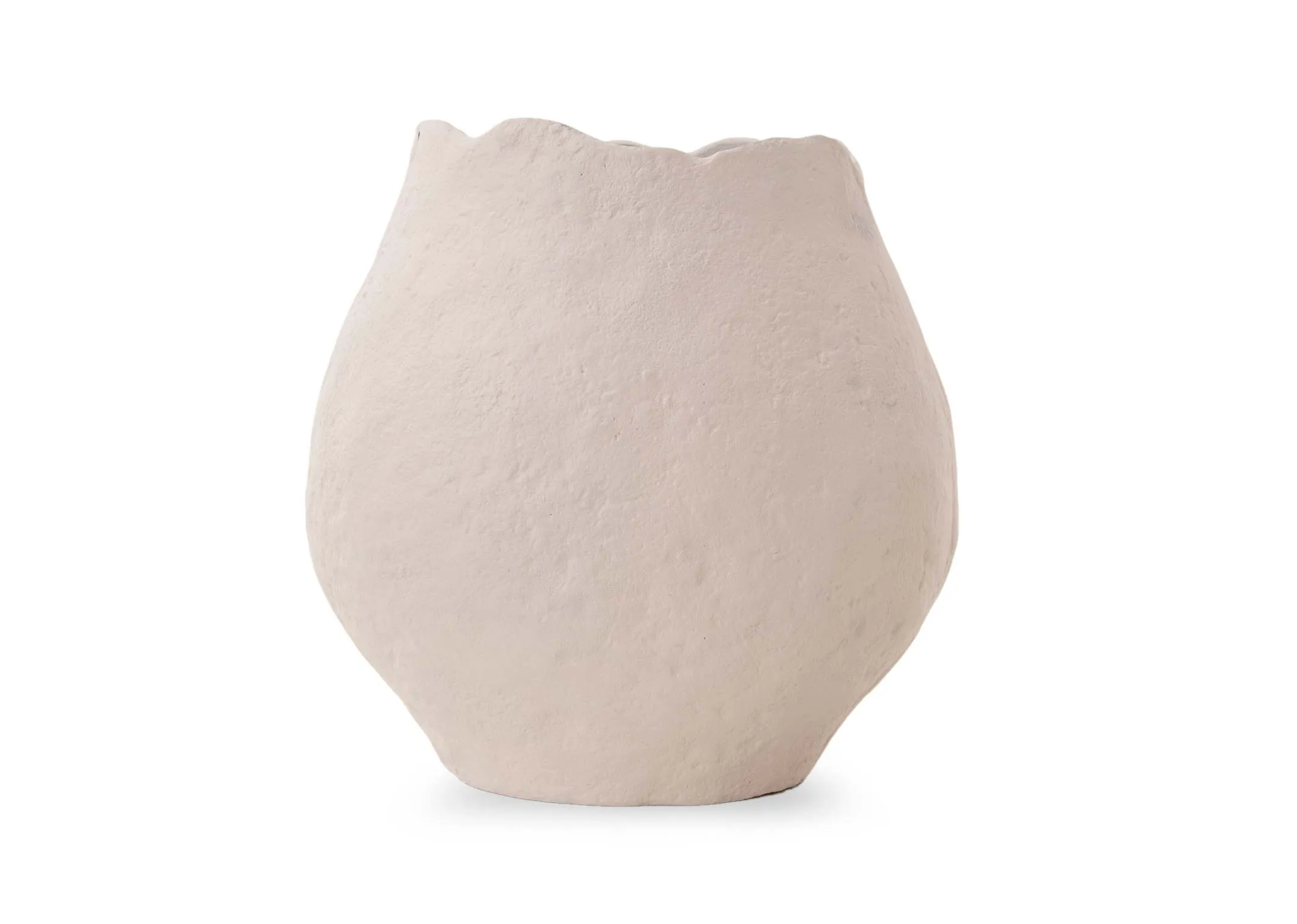 A dimension image of the White Craft Vase with 27cm x 19cm