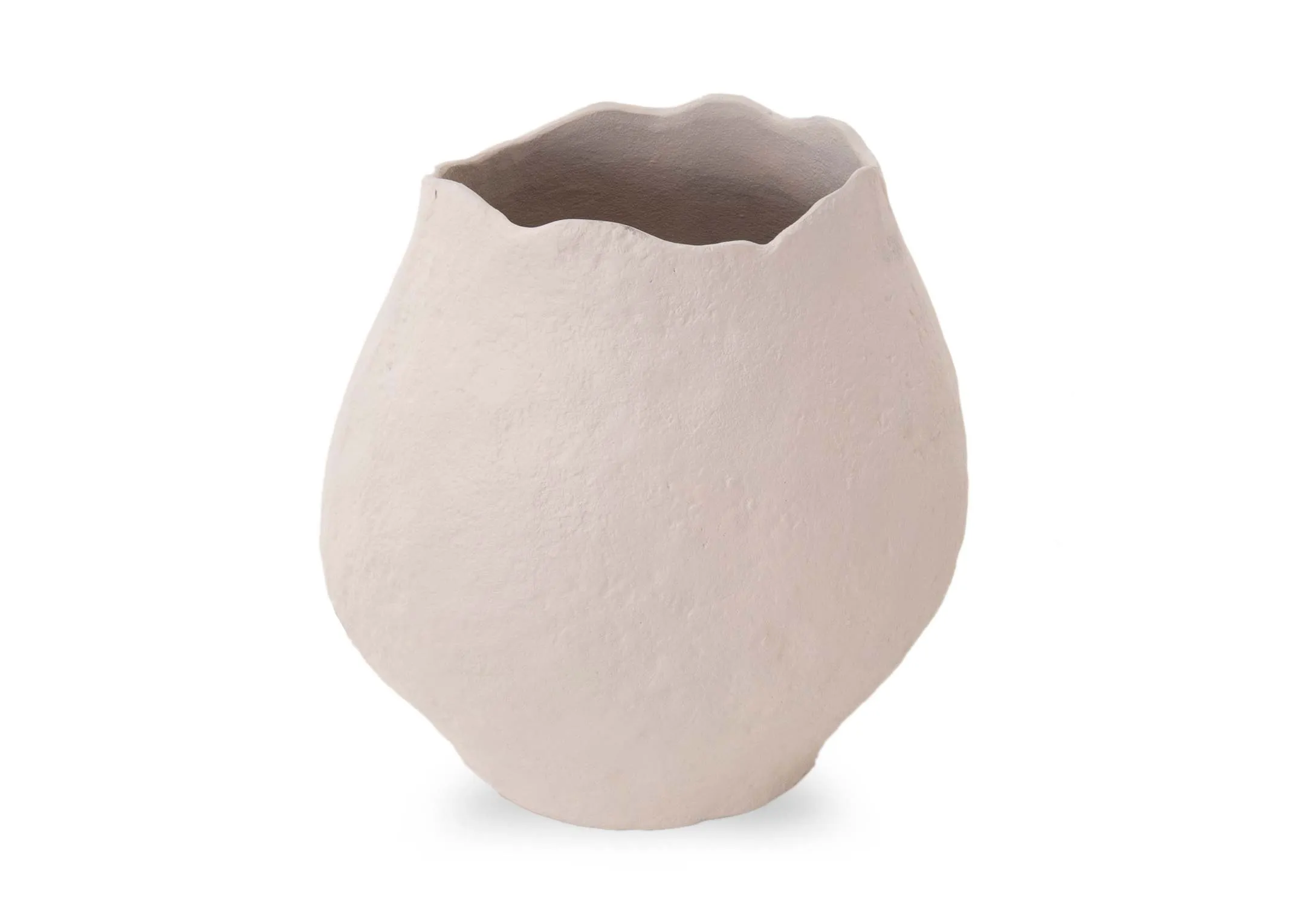A dimension image of the White Craft Vase with 27cm x 19cm