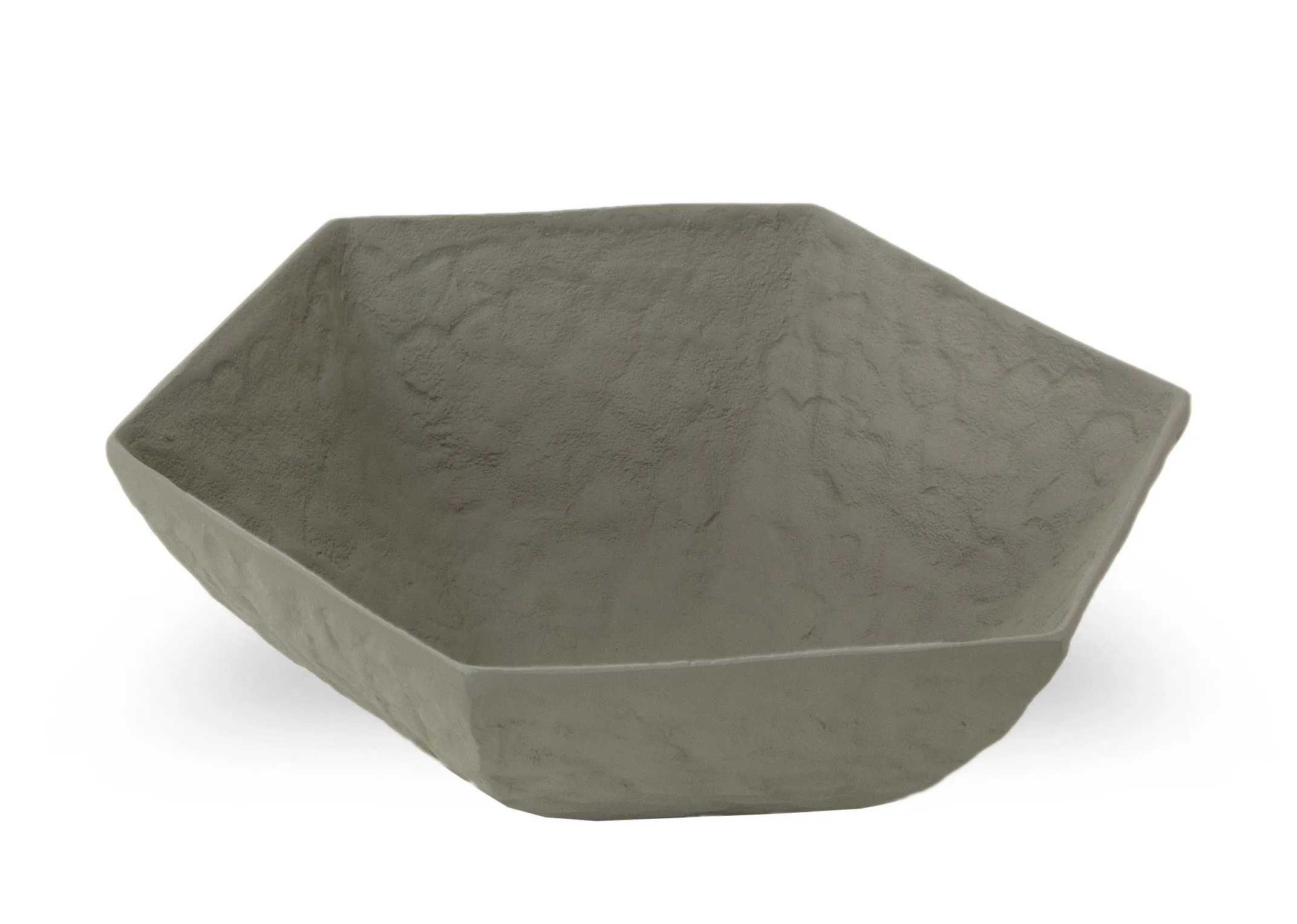 A dimension image of the Large Green Bowl with 38cm x 13cm