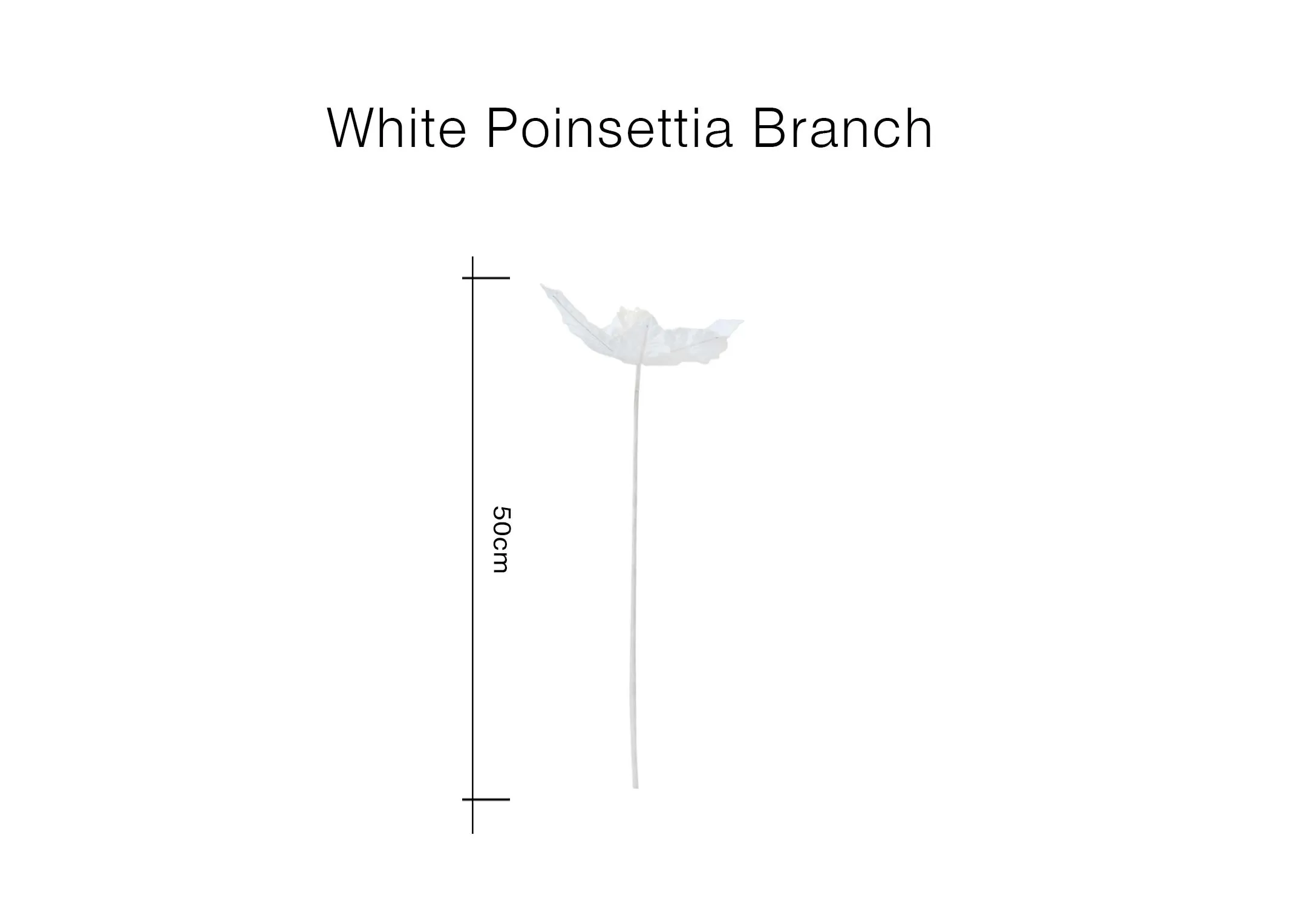 A lifestyle image of the Peal & Pine garland on a Christams dinign setting with a vase of white Ponsiettas.