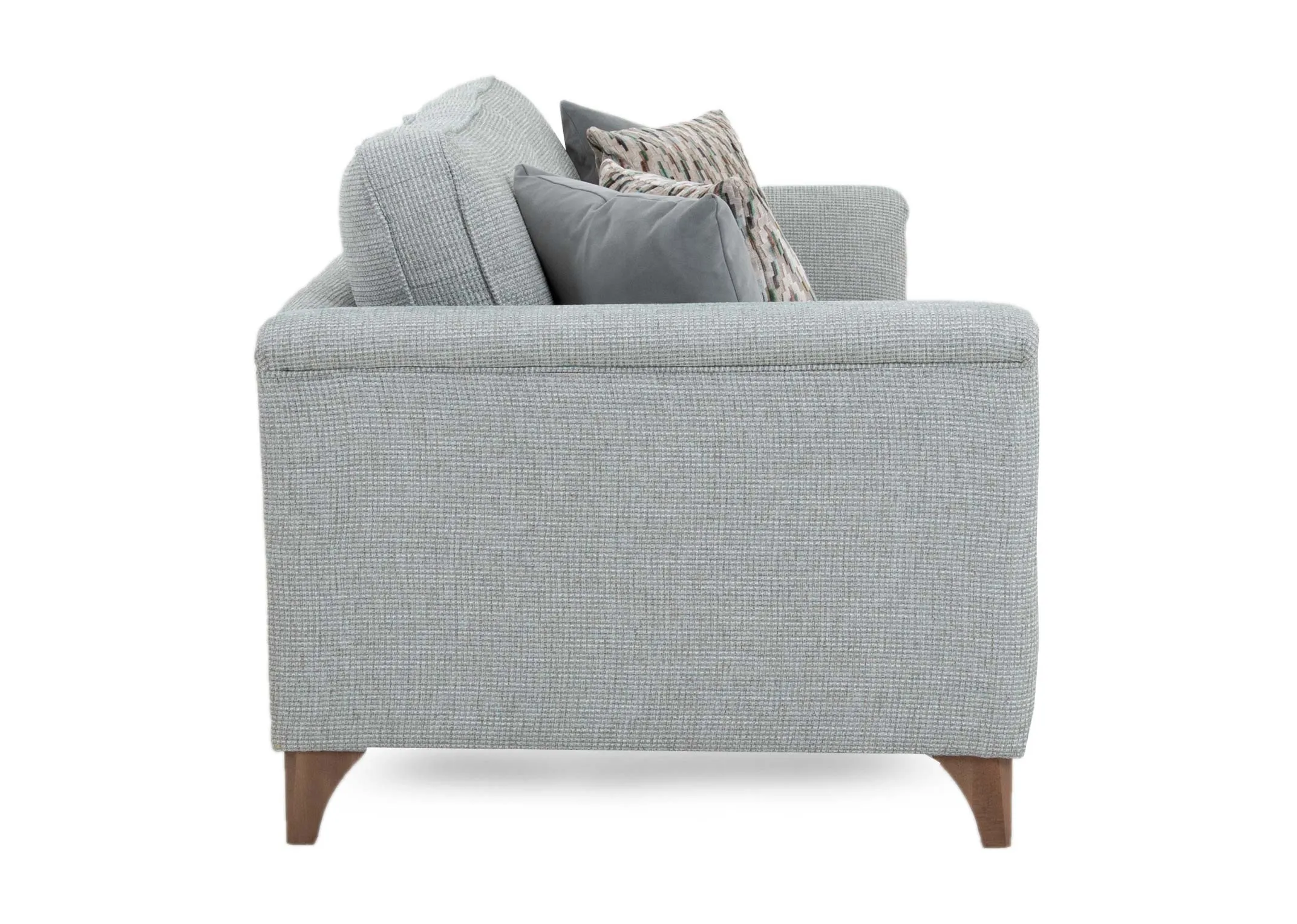 A dimension image of the Ella 4 Seater sofa with 225cm x 97cm x 85cm