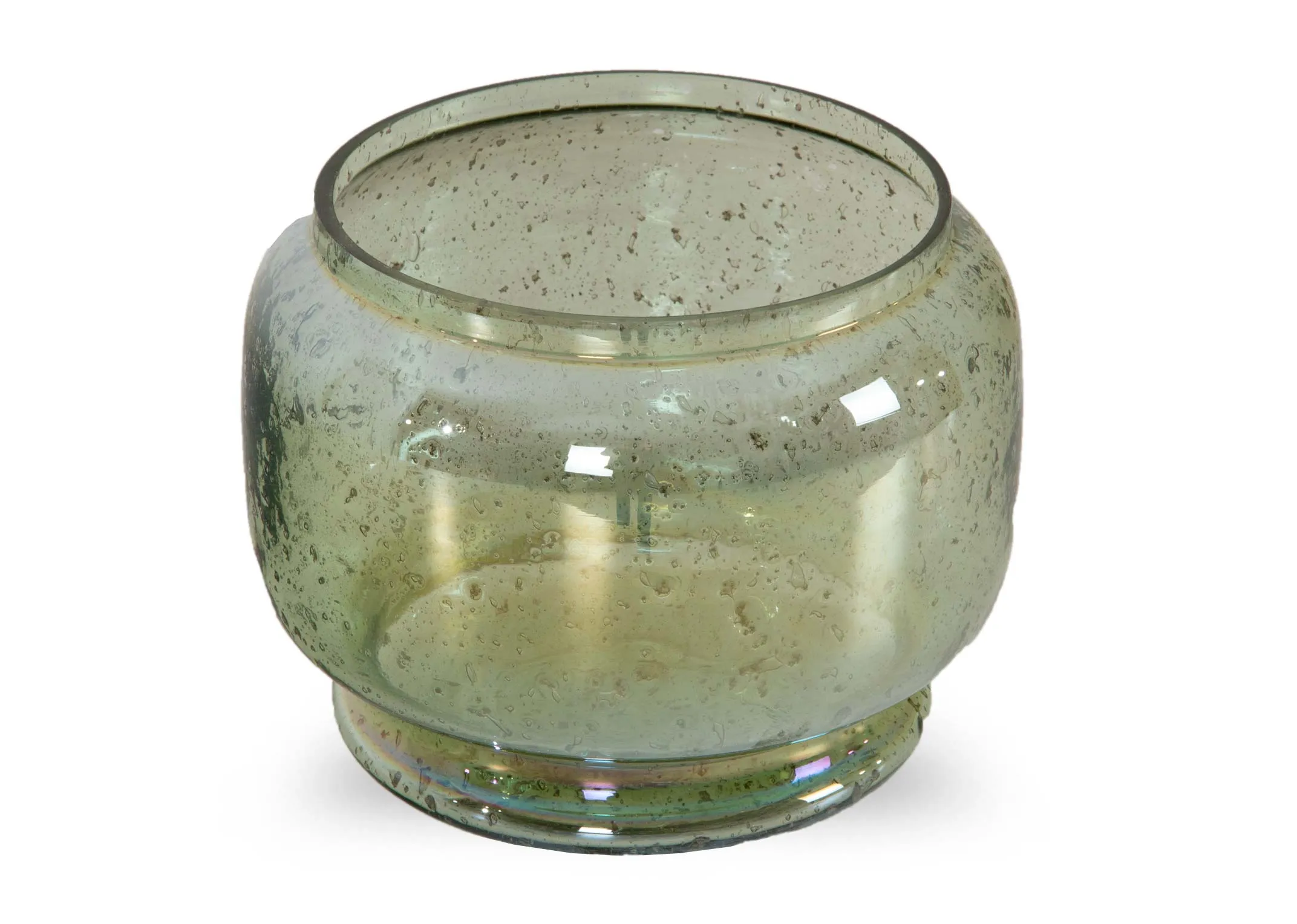 A dimension image of the Lotus Green Vase with 22cm x 16cm