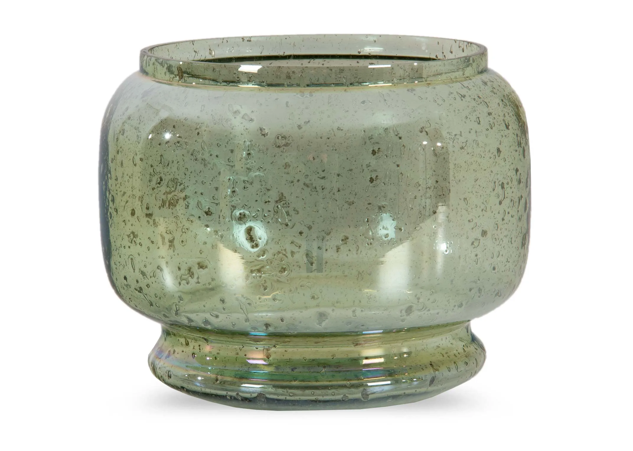 A dimension image of the Lotus Green Vase with 22cm x 16cm