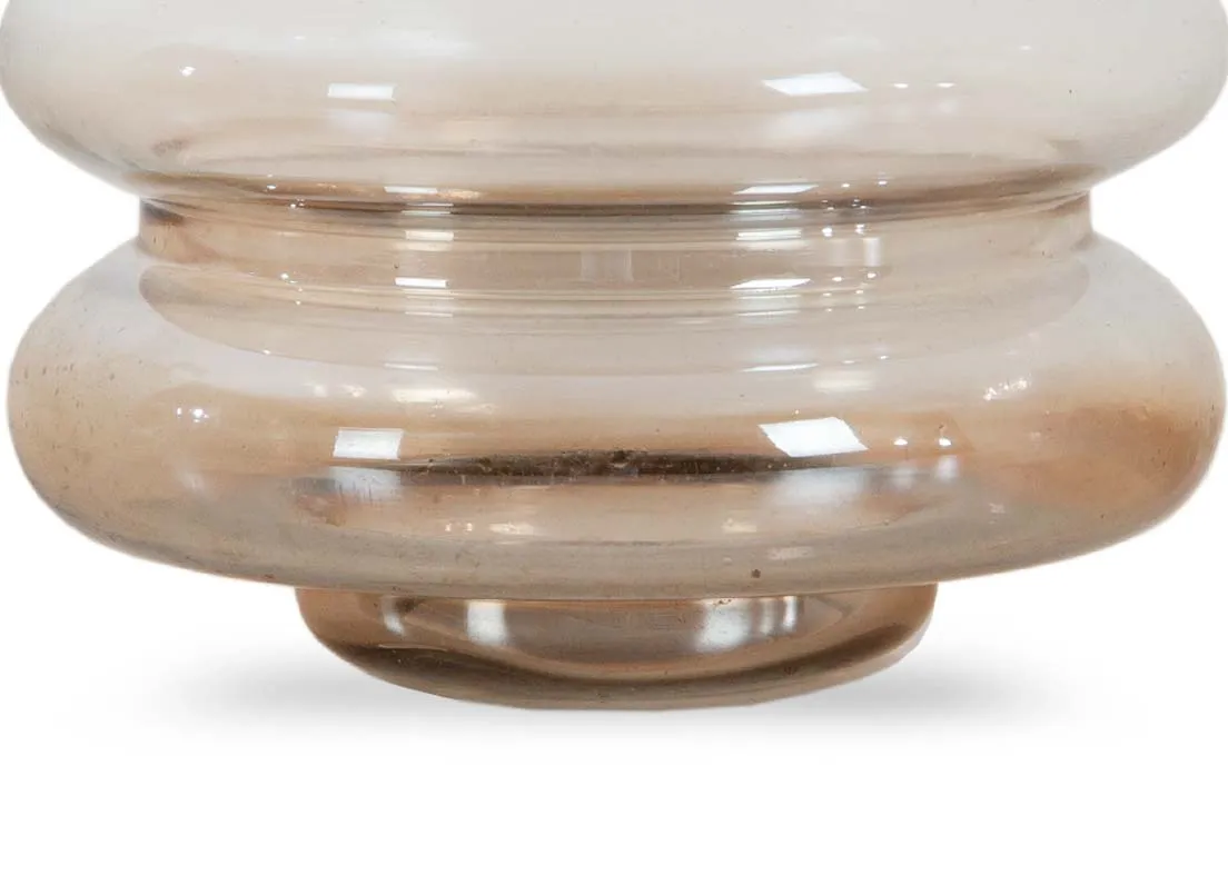 A dimension image of the Parallel Brown Vase with 11.5cm x 11.5cm