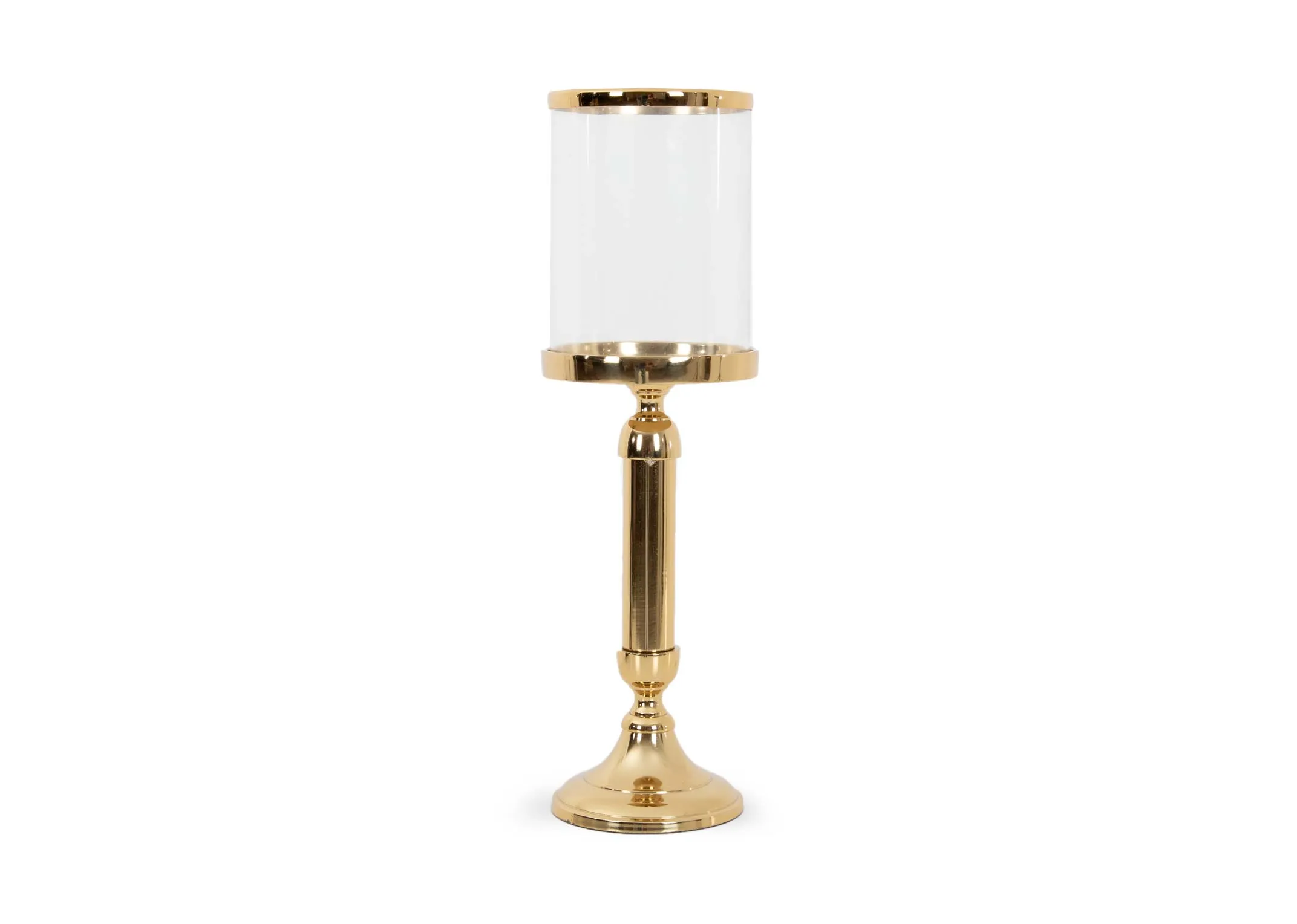 A dimension image of the Small Pillar Candle holder with 12cm x 41.5cm