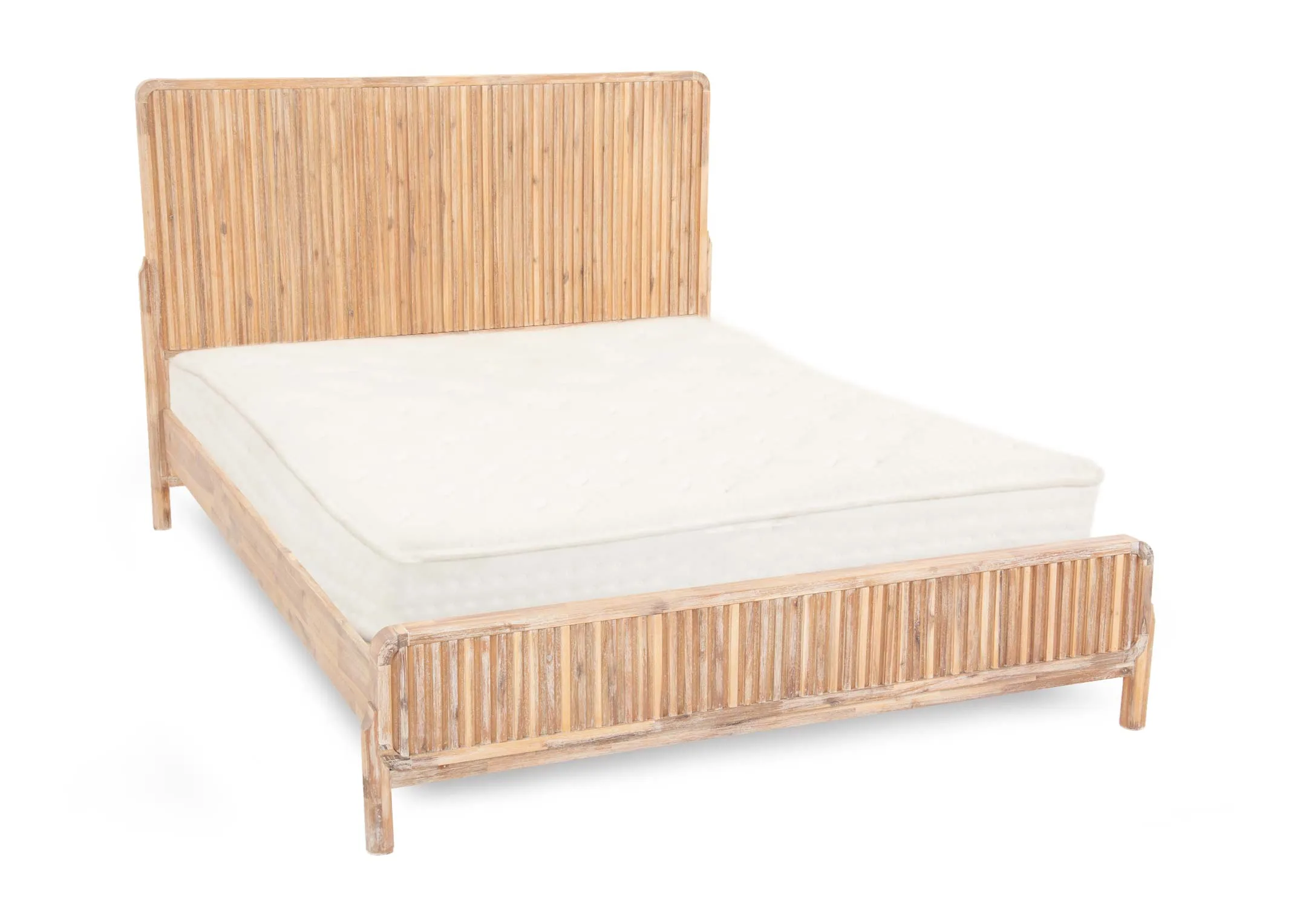 King Size (5ft) Acacia Bed Frame - Milo
