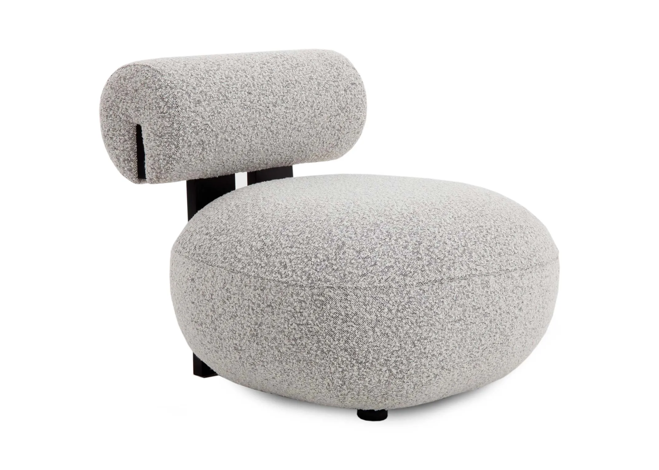 A dimension image of the Mollie Boucle Chair with 73cm x 88cm x 69.5cm