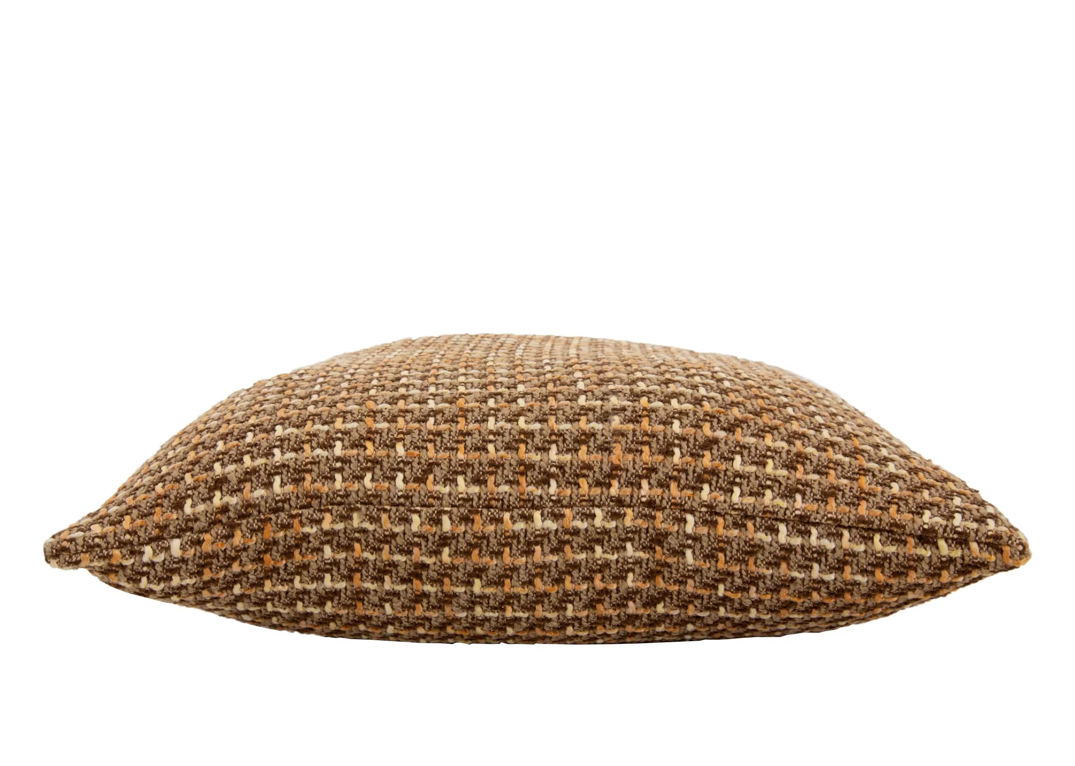 A dimension image of the Brown Knitted cushion with 45cm x 45cm