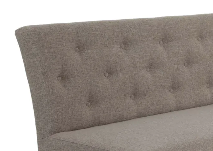 A dimension image of the Stanford Bench with 220cm x 18