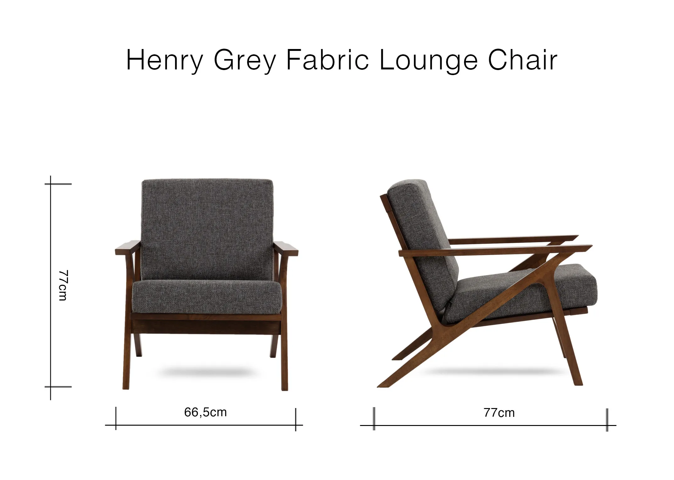 A lifestyle image of the Henry Chair with table and