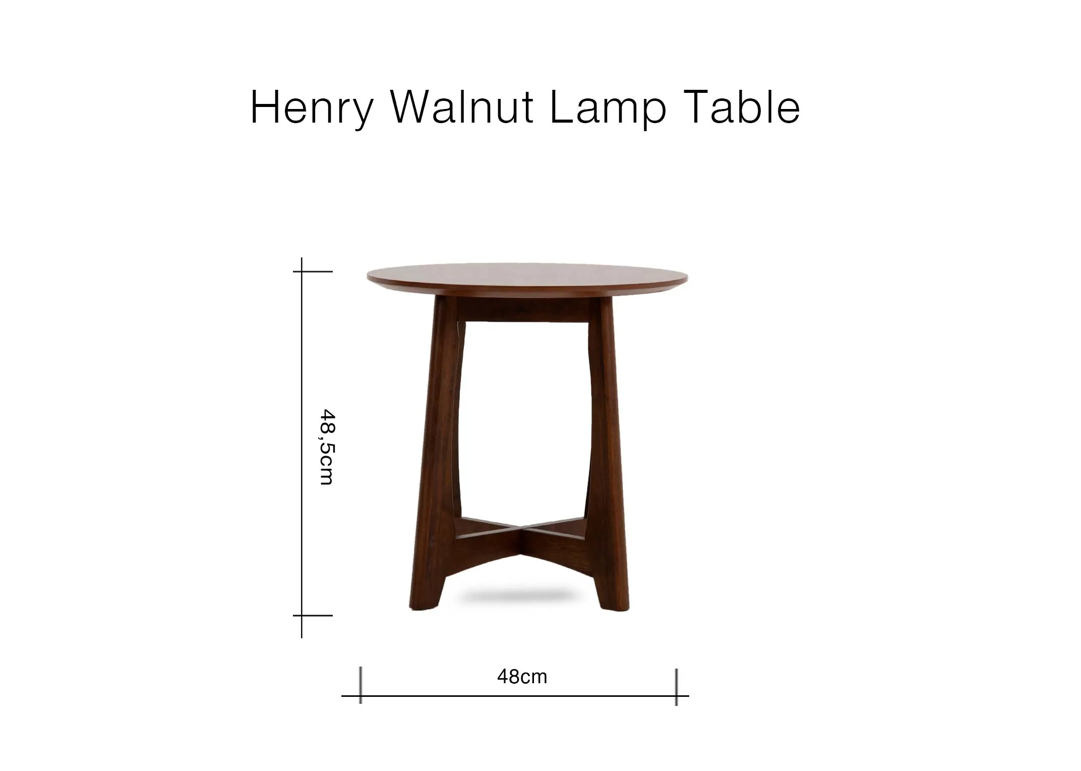A lifestyle image of the Henry lounge chair with table.