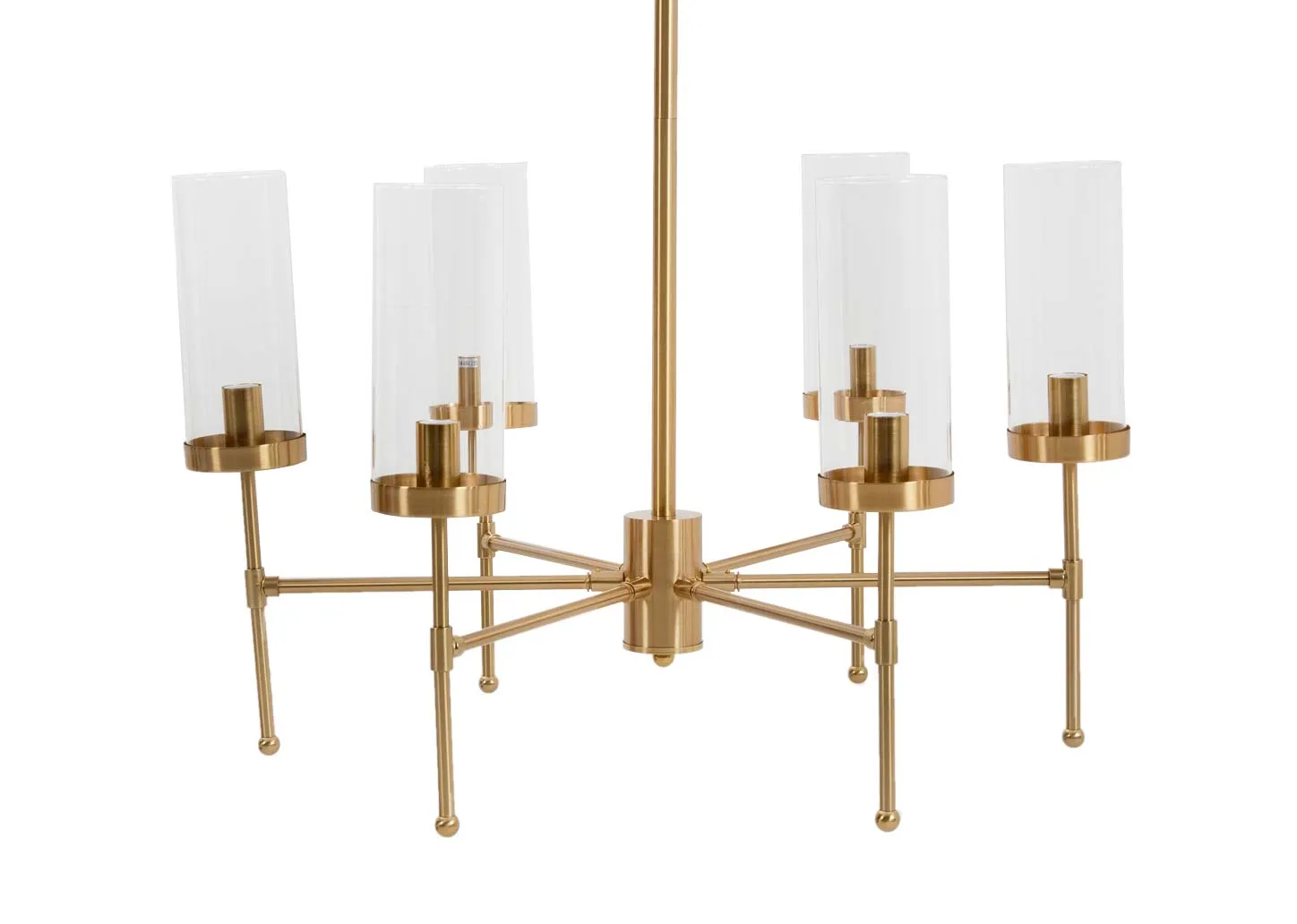A dimension image of the Elva Gold Ceiling Light with 70cm x 40cm