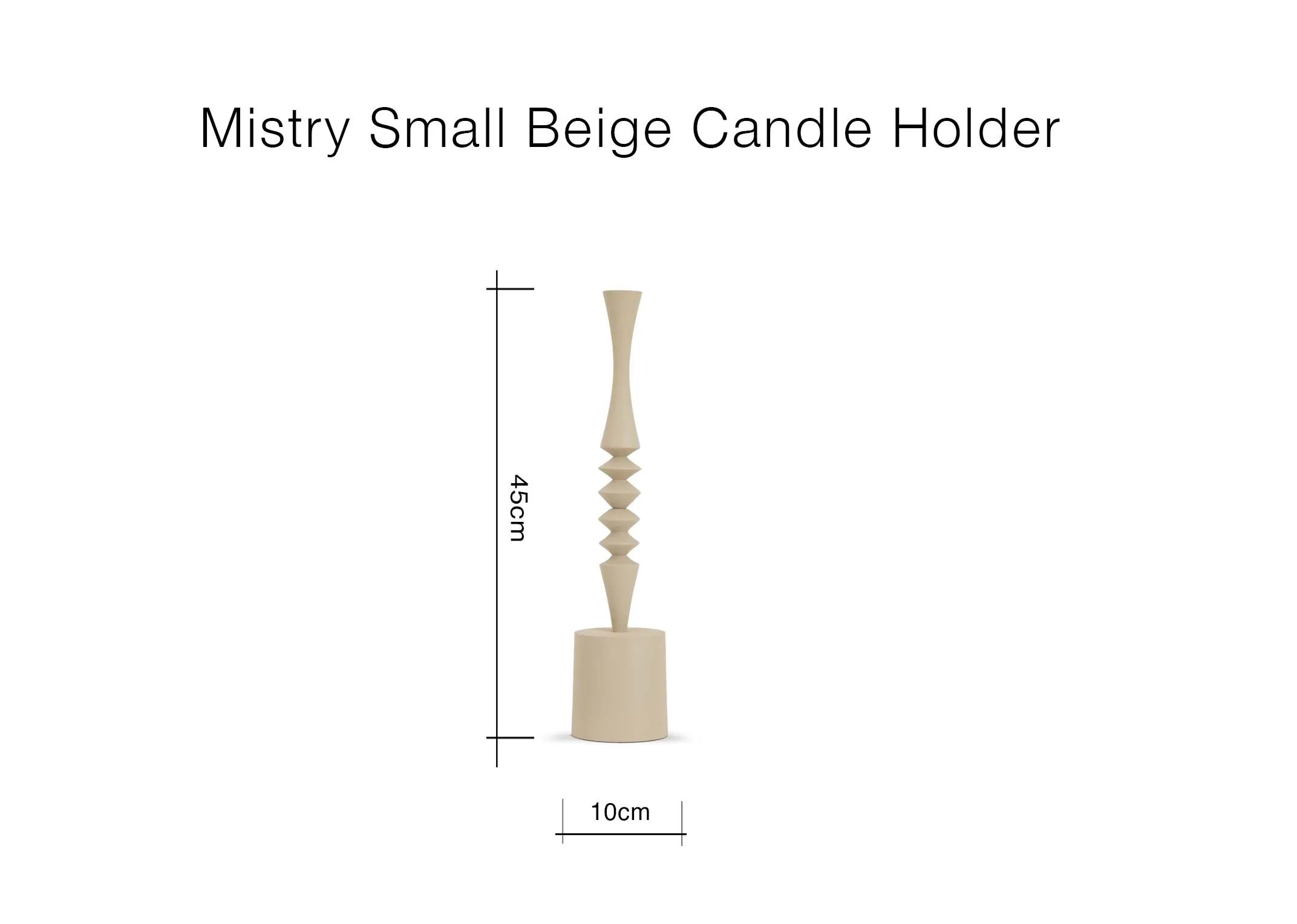 A lifestyle image of the Mistry Candleholders with Lustre Vases.
