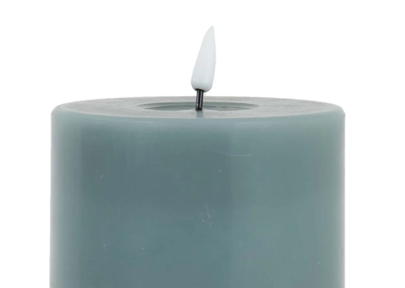 A dimension image of the Salvie Green Candle in 10cm x 10cm