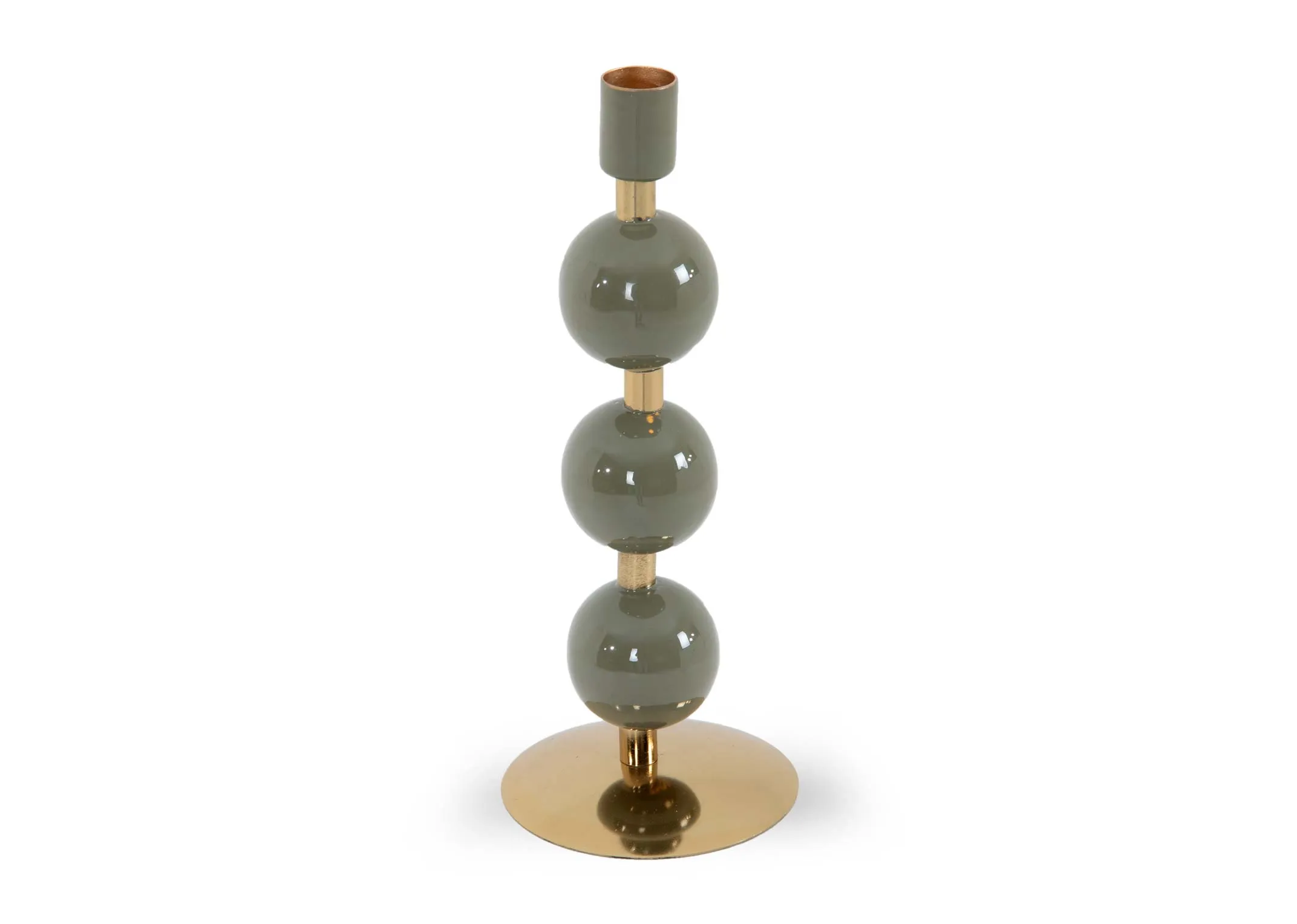 A dimension image of the Thalia Candleholder with 10cm x 24.5cm