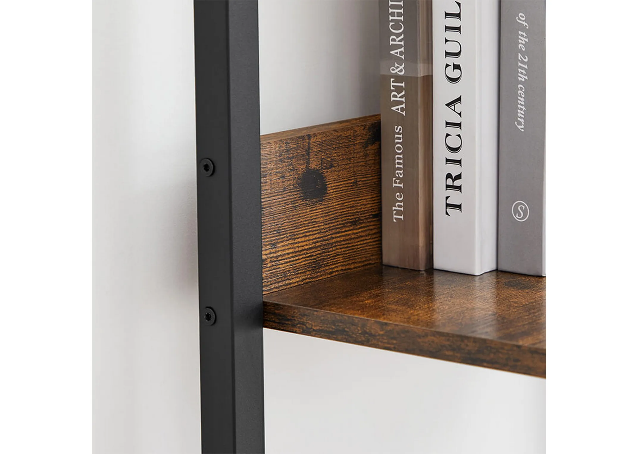 A dimension image of the Specter Ladder Shelf with 33.8cm x 30cm x 170cm