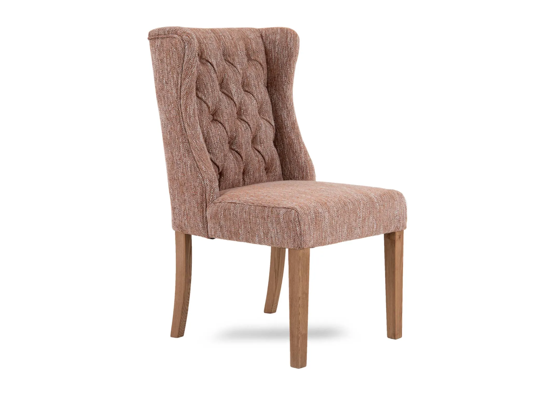 A dimension image of the Tommy Rust Chair with 52cm x 64cm x 107.5