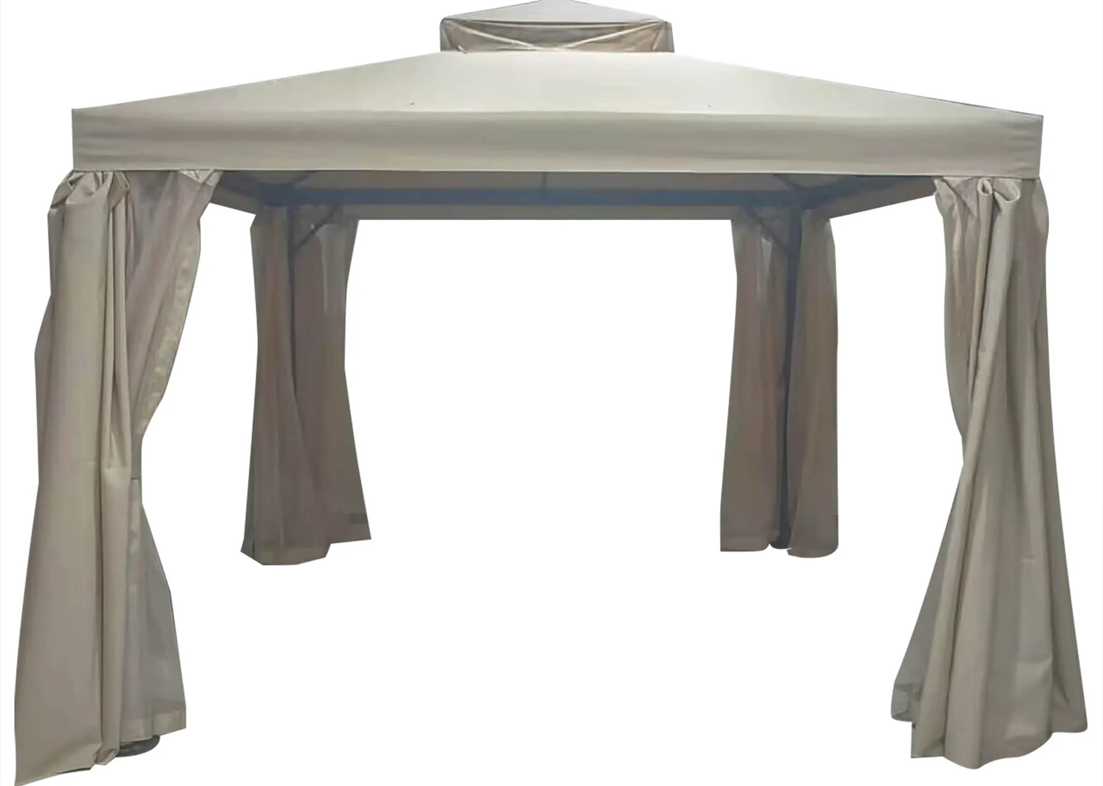 3M X 3M Beige Gazebo - Alhambra