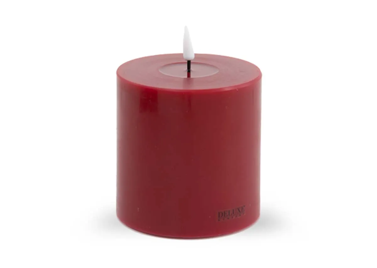 Small Red LED Candle - Deluxe
