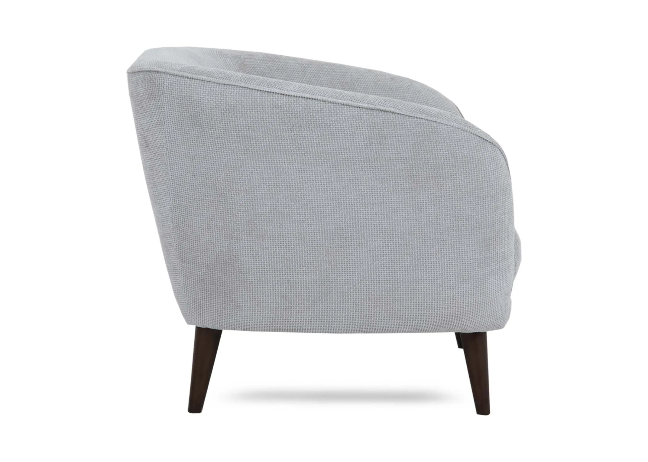 A dimension image of Amber Silver Armchair with 100cm x 80cm x 75cm