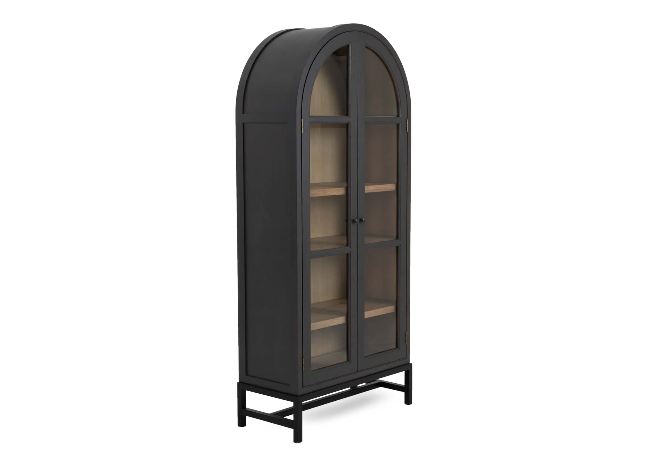 A dimension image of the Juliet Display Cabinet with 138cm x 61cm x 233cm 
