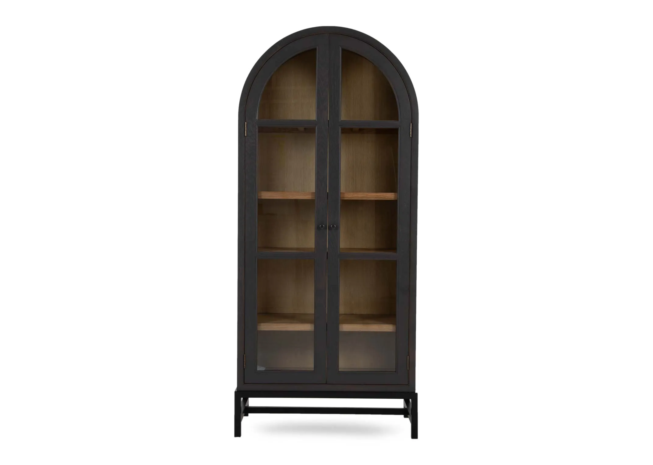 A dimension image of the Juliet Display Cabinet with 85cm x 40cm x 193.5cm