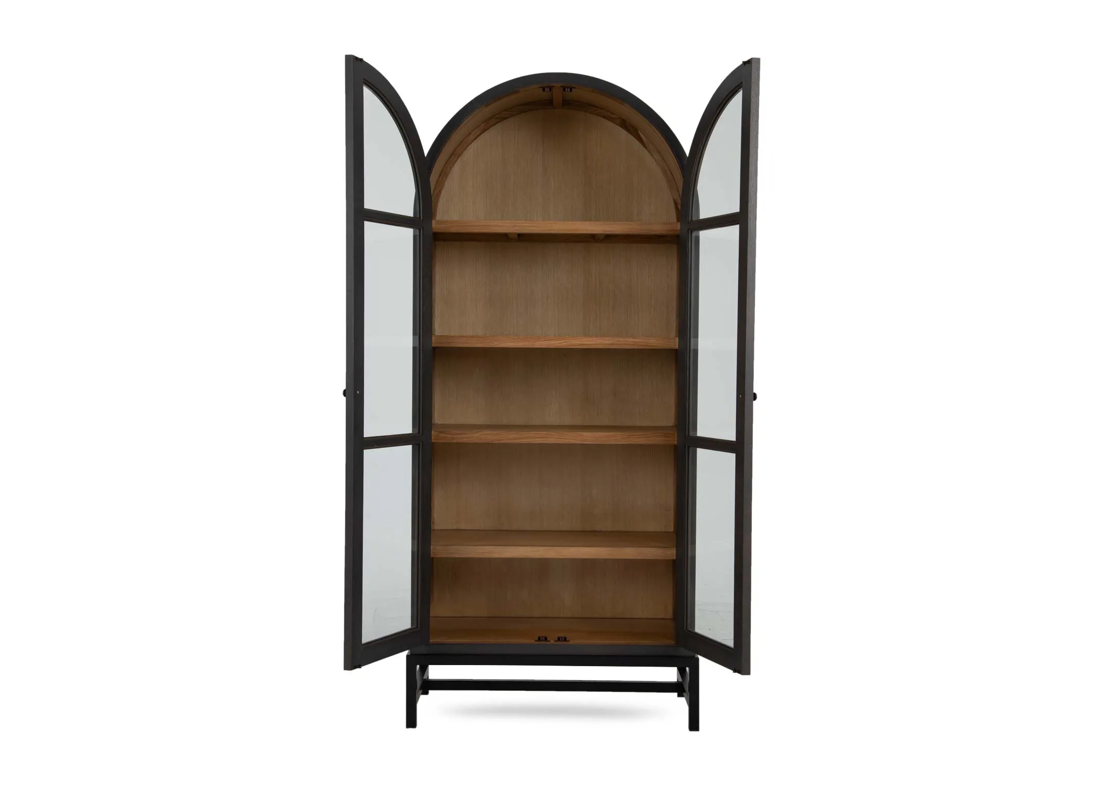 A dimension image of the Juliet Display Cabinet with 138cm x 61cm x 233cm 