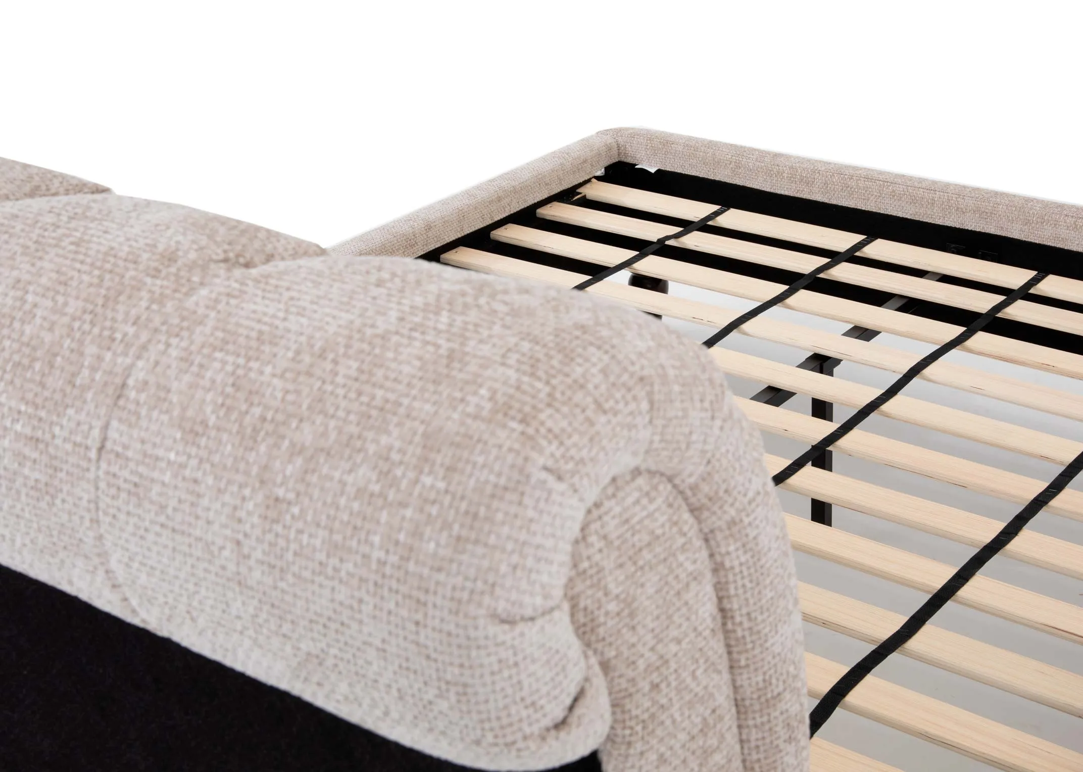 A dimension image of the Duchess 6ft Bed with 206cm x 246.5cm x 119cm