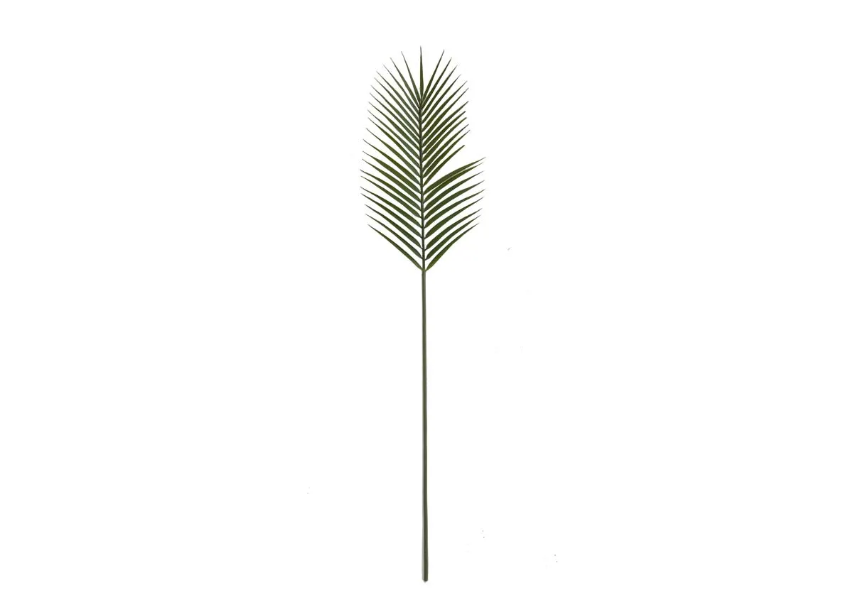 A single palm artificial stem from EZ Livings Palm range. Front view