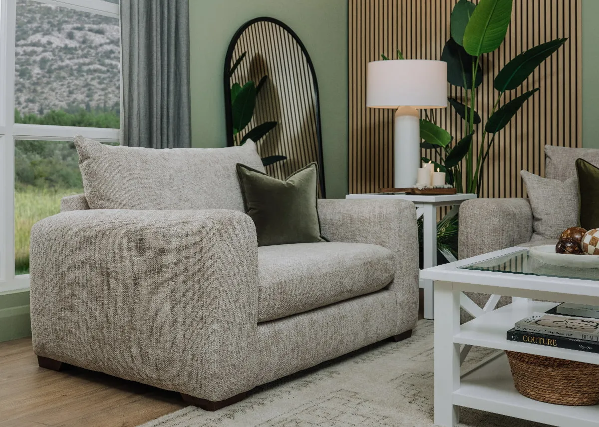 Beige Fabric Snuggler - Aurora