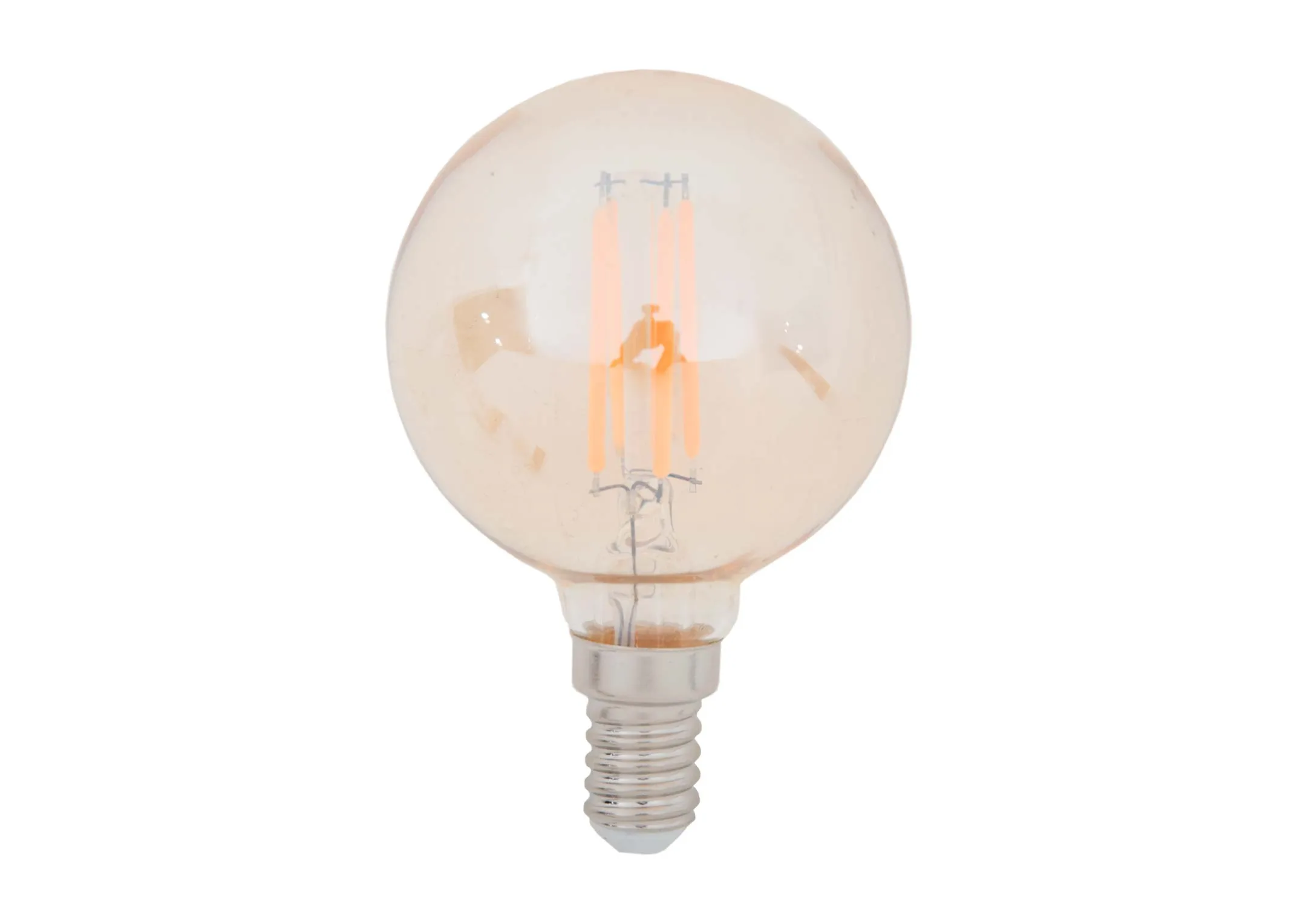 A globe LED bulb from EZ Livings Home Accessories range. Front view.