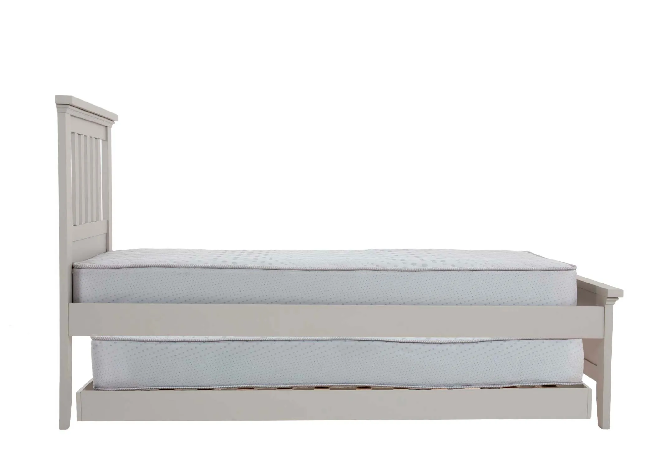 A dimension image of the Hudson 3ft bed with 152cm x 196cm x 120.5cm
