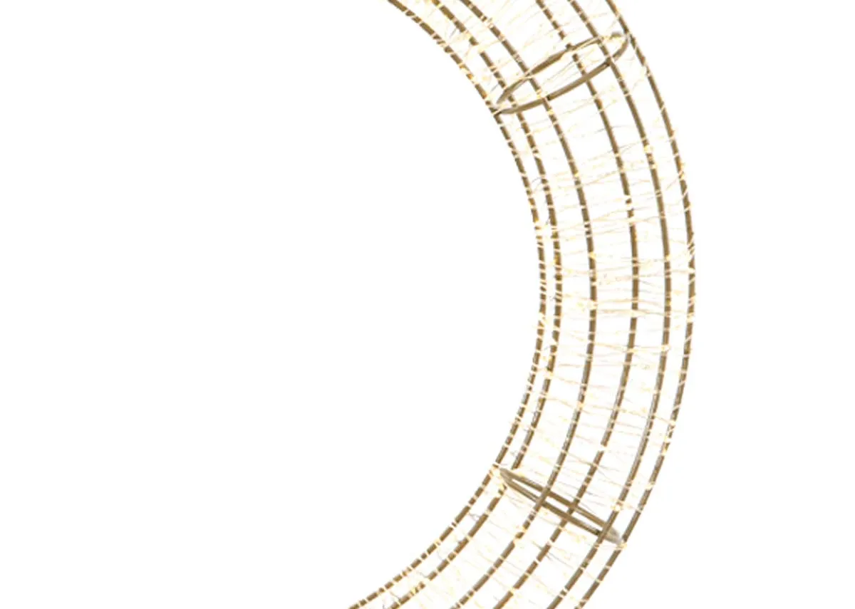 A dimension image of the Circle Wreath with 45cm