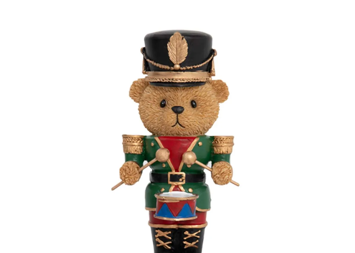 A dimension image of the Teddy Stocking Holder with 12cm x 24cm