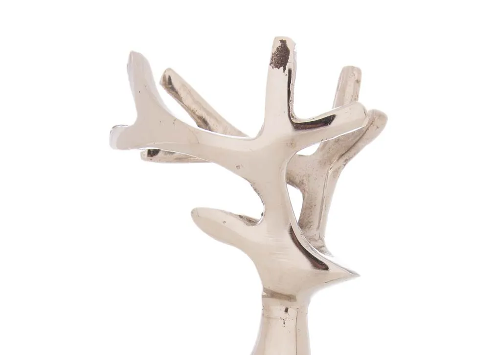 A set of 3 nickel reindeer ornaments from EZ Livings Christmas range.