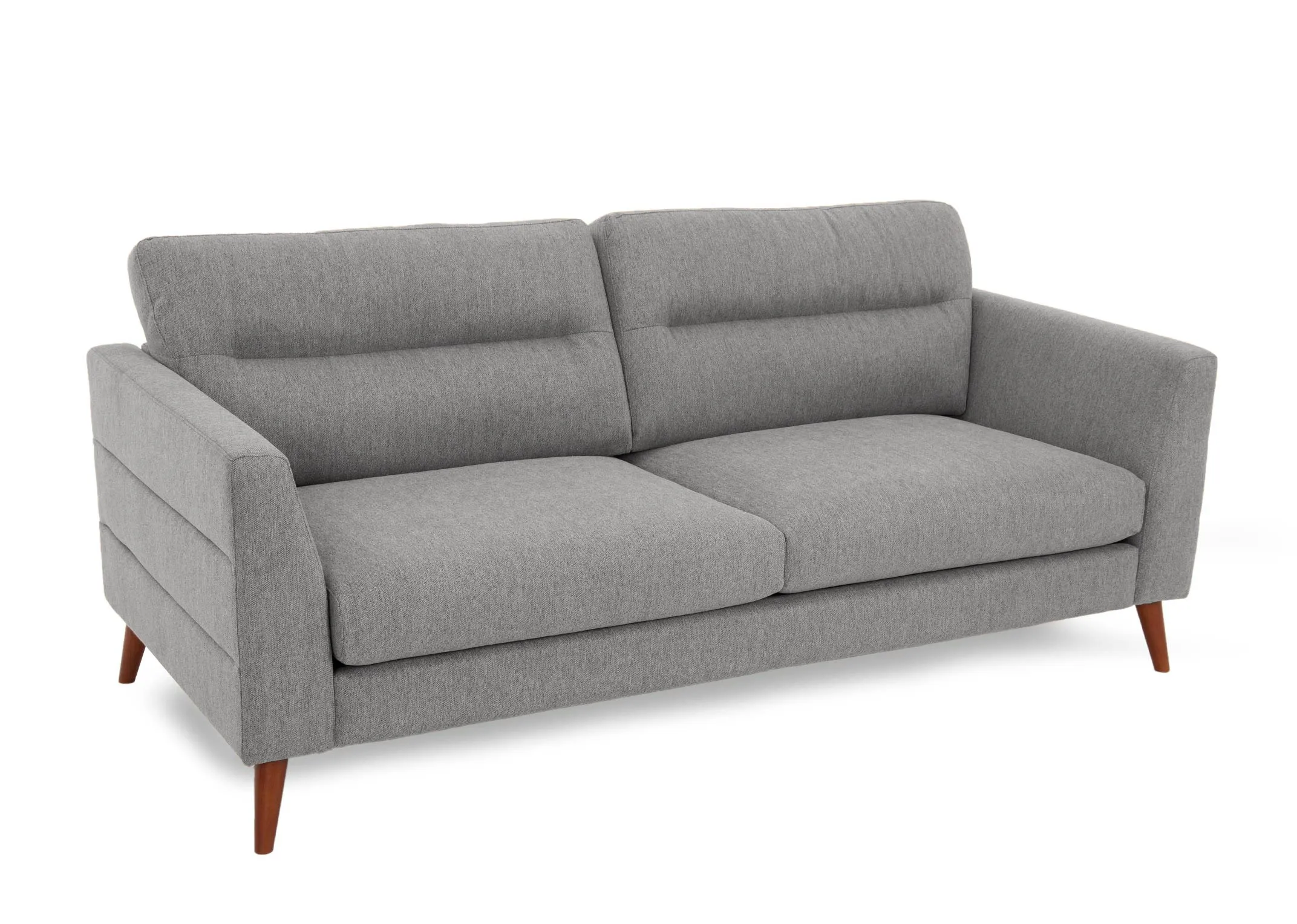 3 Seater Light Grey Sofa - Presley