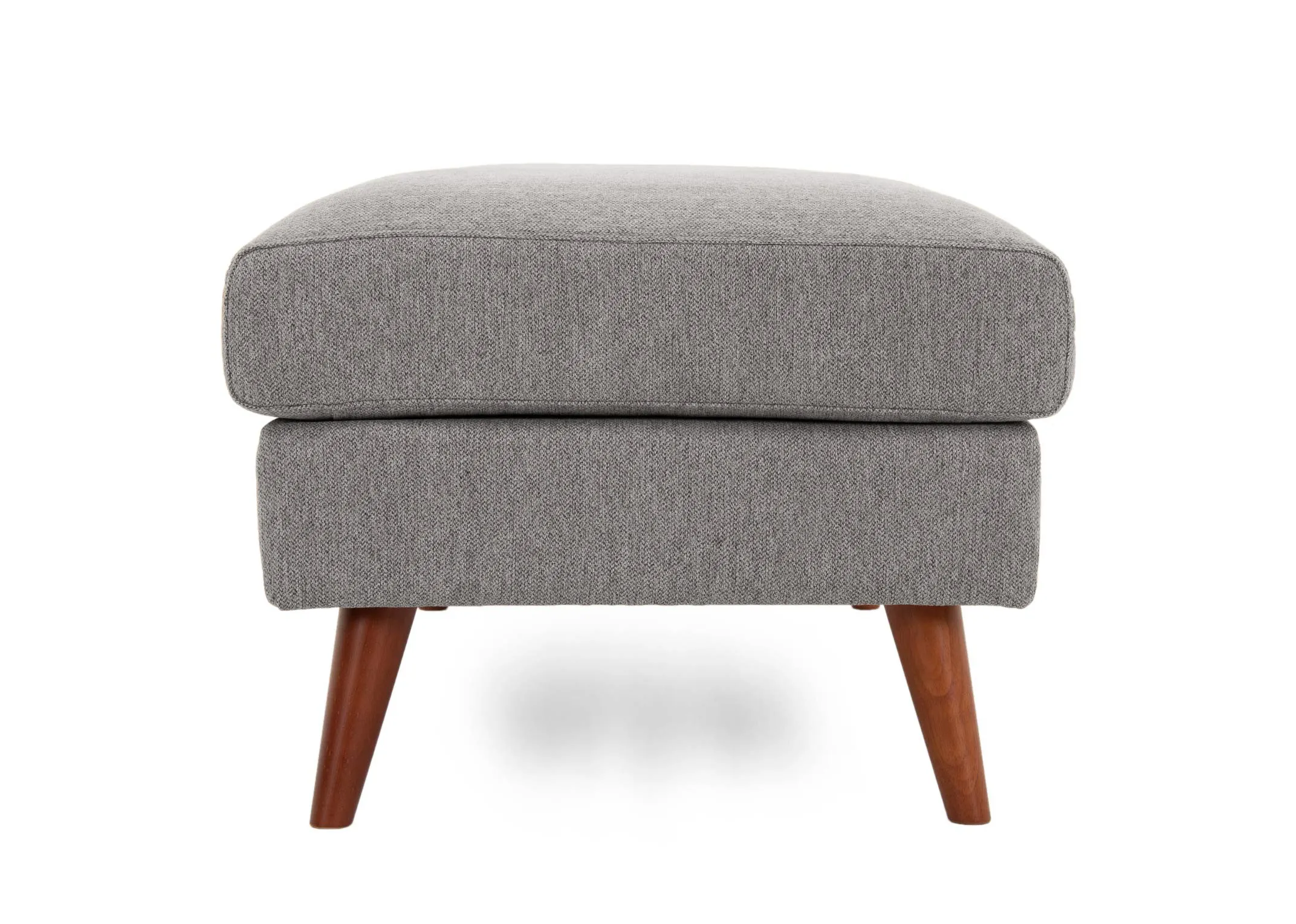 A dimension image of the Presley Footstool with 100cm x 60cm x 43cm